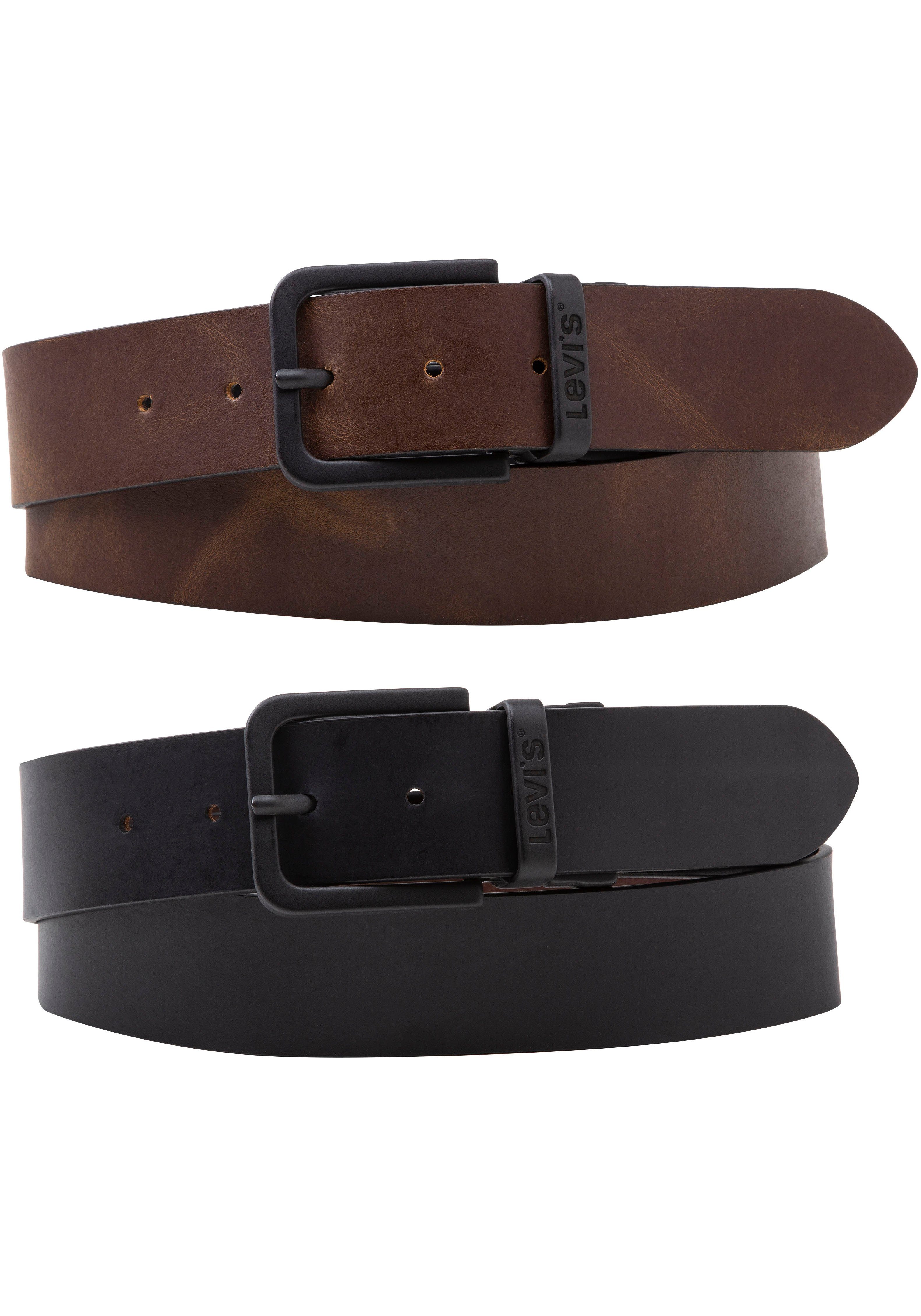 Levi's® Ledergürtel Belt Metal METAL Reversible CORE Core WENDEGÜRTEL