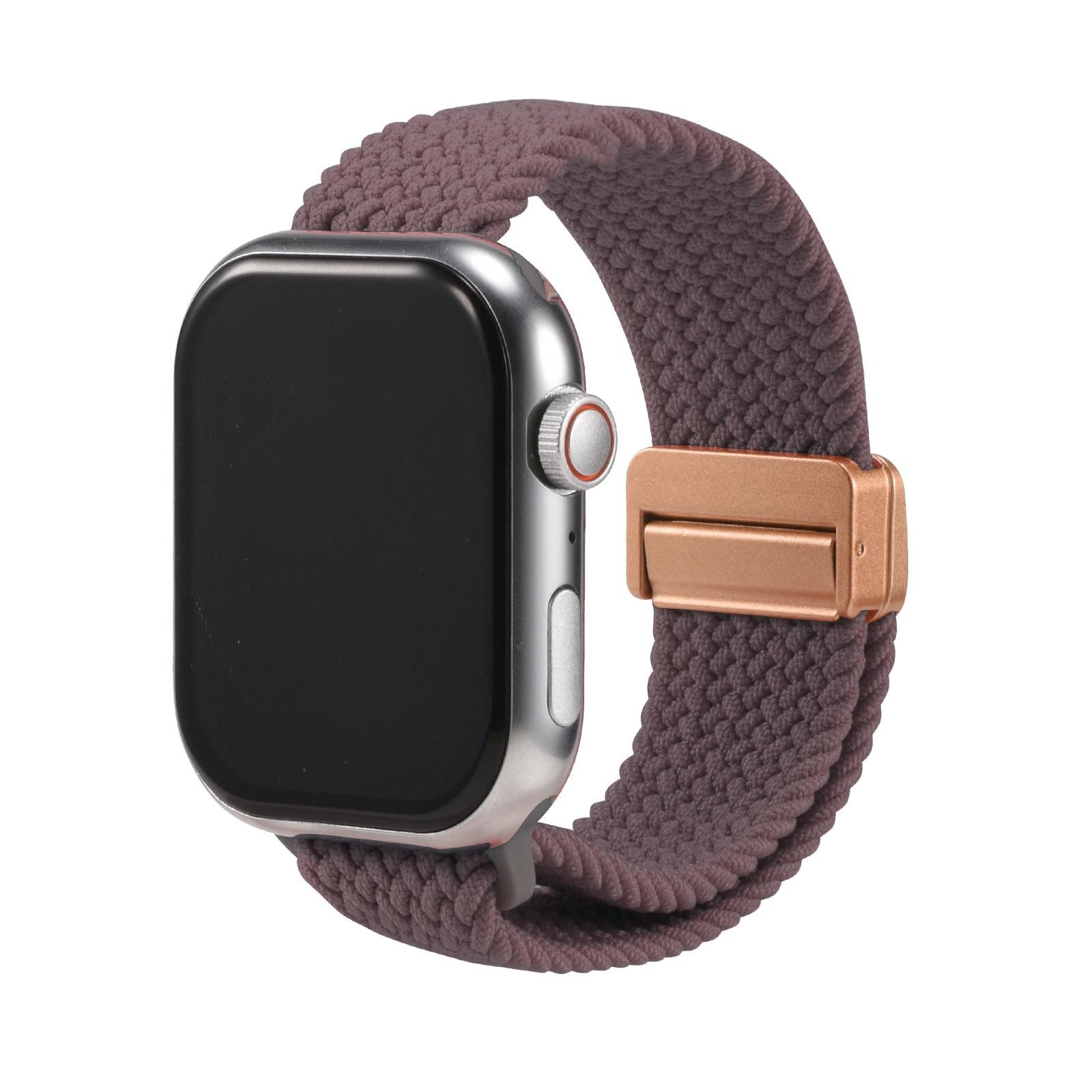 CoolGadget Smartwatch-Armband Fitnessarmband aus Nylon iWatch, für Apple Watch 1 2 3 4 5 6 7 8 9 10 11 SE 1 2 3 38 40 41 42 mm