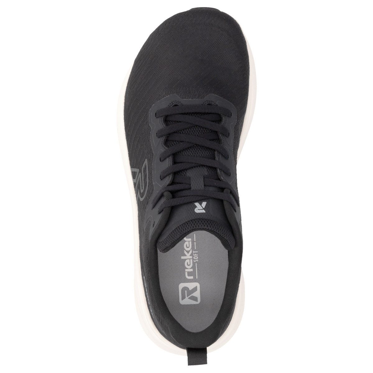Rieker U4301 Herren Sneaker Turnschuhe, Sportschuhe, Freizeitschuhe, Halbschuhe, Schnürschuhe