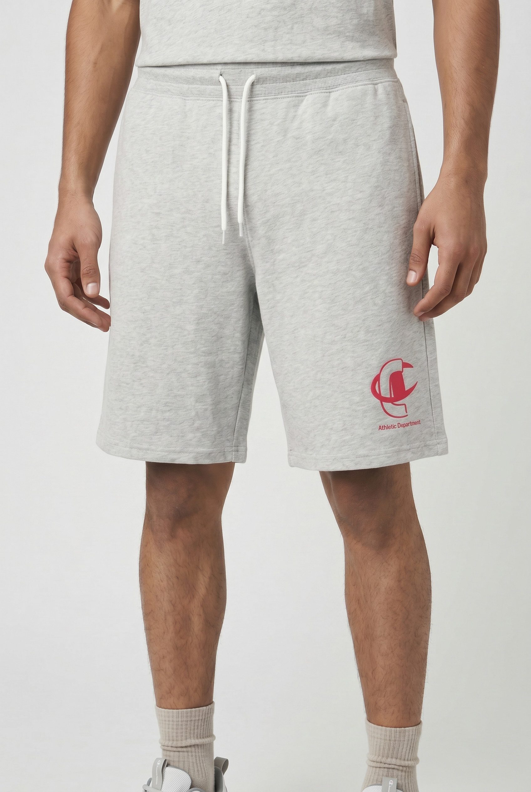 Champion Shorts Graphic Terry Shorts mit Kordelverschluss, aus Baumwolle und Polyester, bequeme Passform