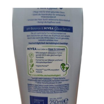 Nivea Haarshampoo 2 x Nivea Shampoo Classic Mild Haarshampoo Pflegeshampoo 250ml