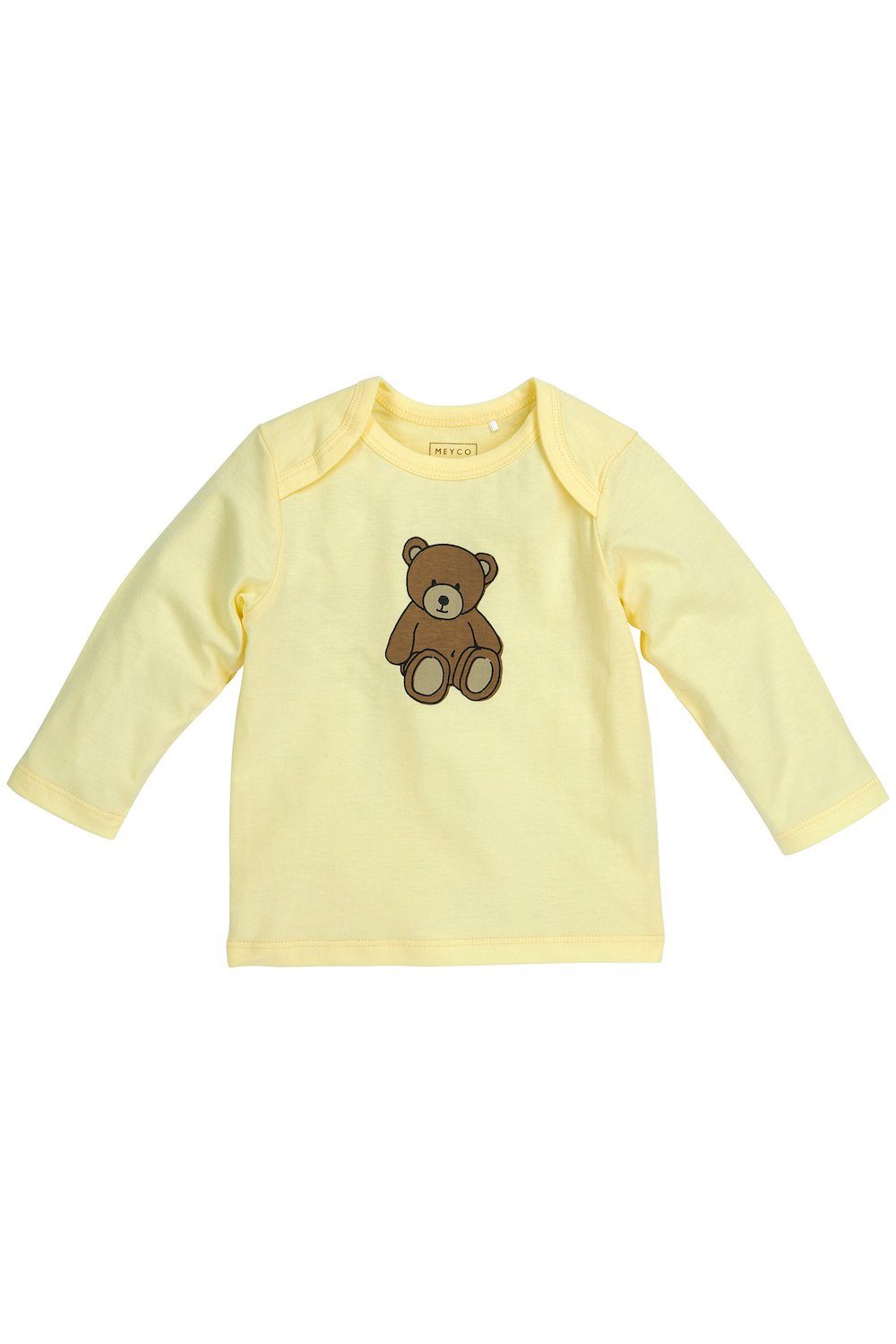 Soft (2 tlg) 74/80 Pyjama Bear Yellow Teddy Meyco Baby