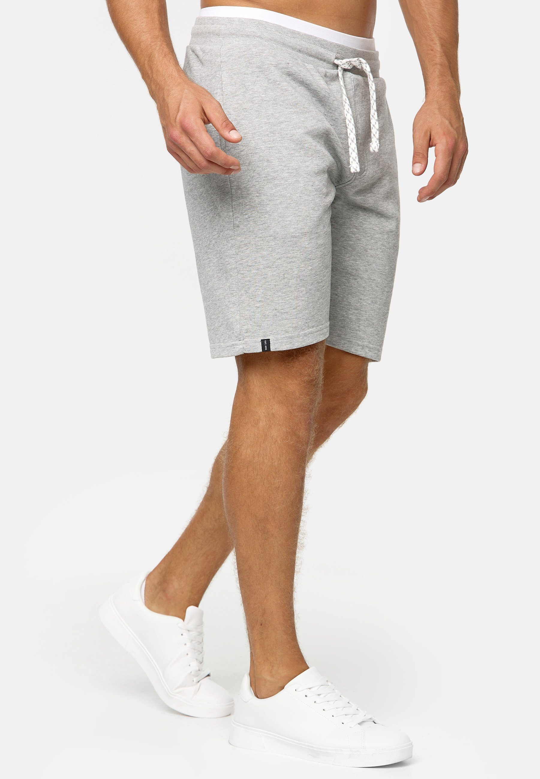 Indicode Sweatshorts Aldrich Lt Mix Grey