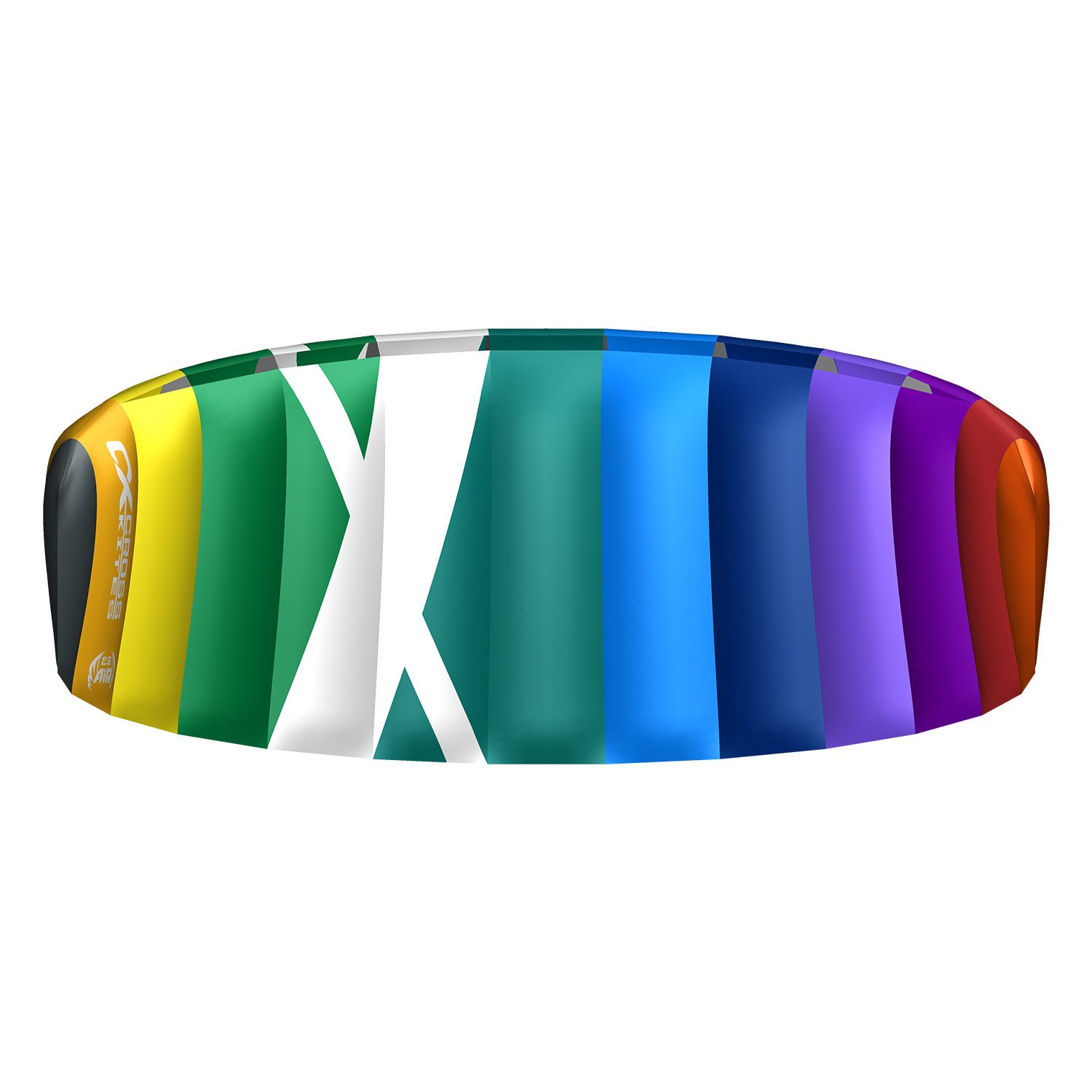 CrossKites Flug-Drache Lenkmatte Air 2.5 R2F Allround Lenkdrachen Zweileiner Kite, R2F Ausstattung (Ready to Fly) inkl. Leinen und Lenkschlaufen