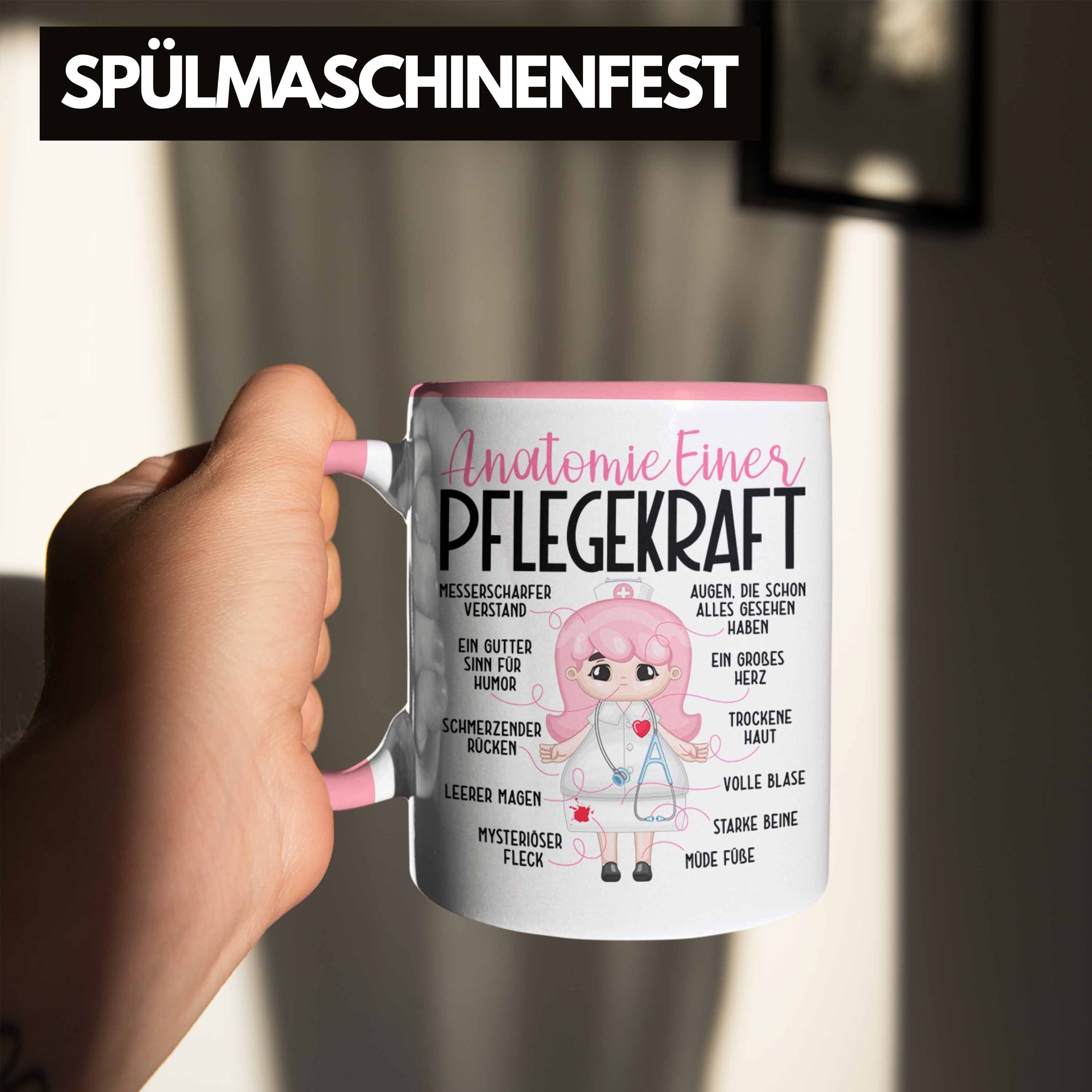 Trendation Tasse Pflegefachkraft Tasse Geschenk Anatomie Einer Pflege Frauen Pflegerin – Bild 4 von 5