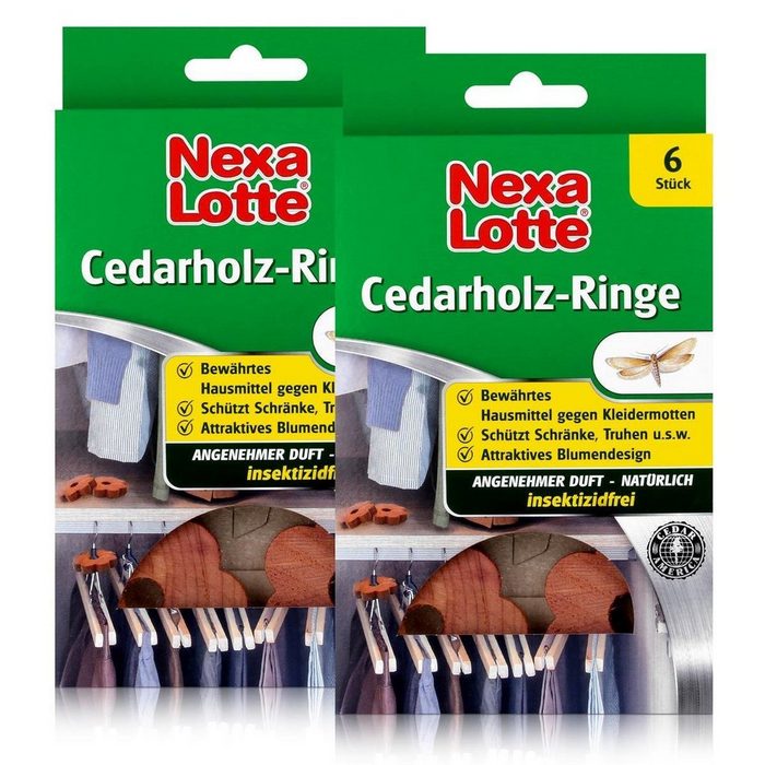 Nexa Lotte Insektenfalle Nexa Lotte Cedarholz-Ringe 6 stk. - angenehmer Duft insektizidfrei (2