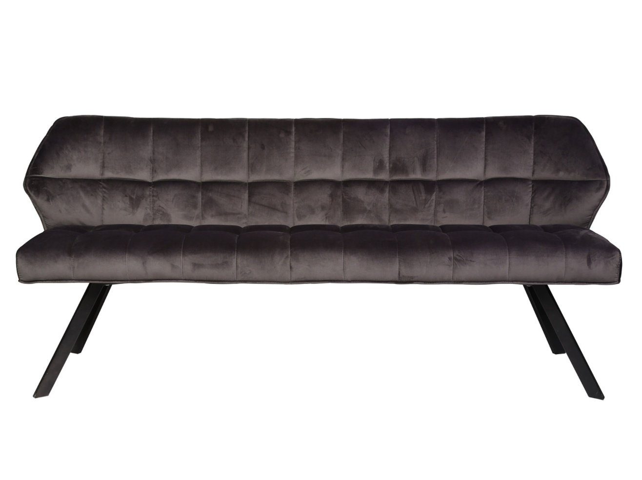 Beauty.Scouts Sitzbank Sitzbank "Bodaway" Anthrazit velvet Stahlgestell 180 günstig online kaufen