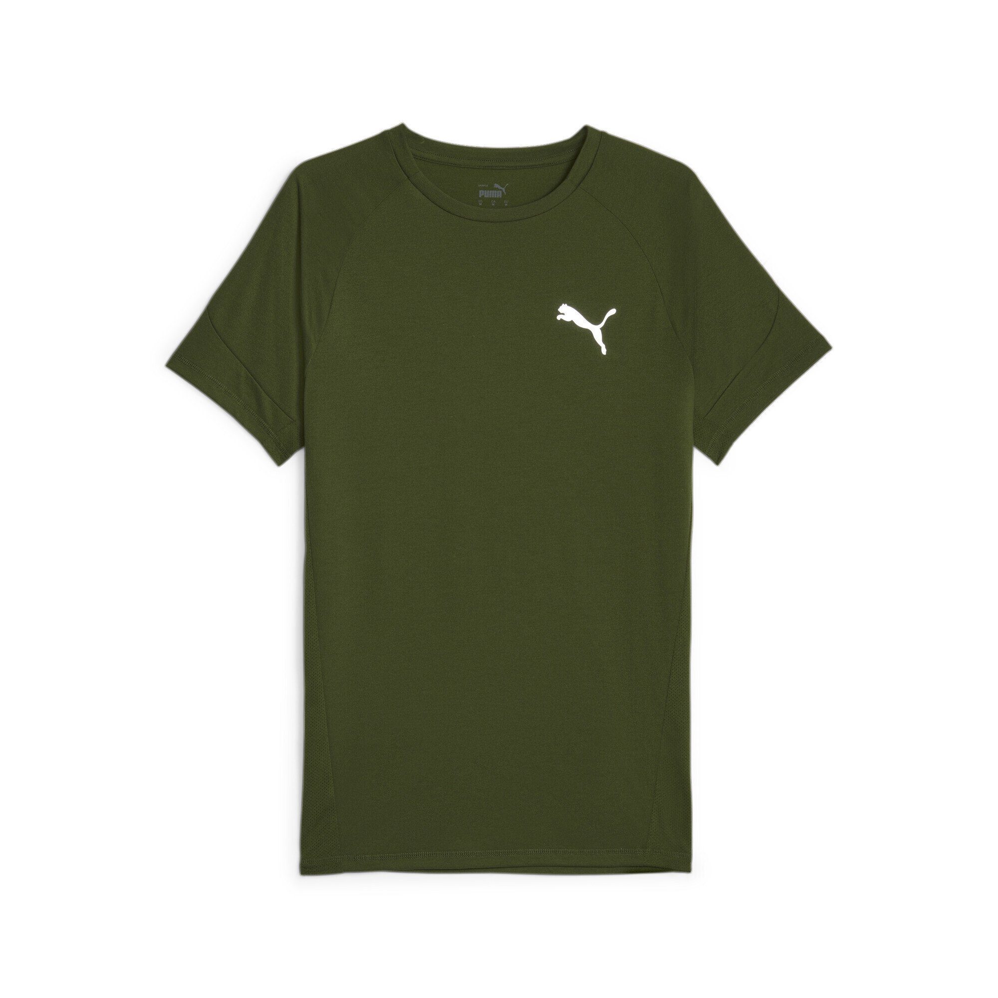 PUMA T-Shirt EVOSTRIPE T-Shirt Herren Myrtle Green