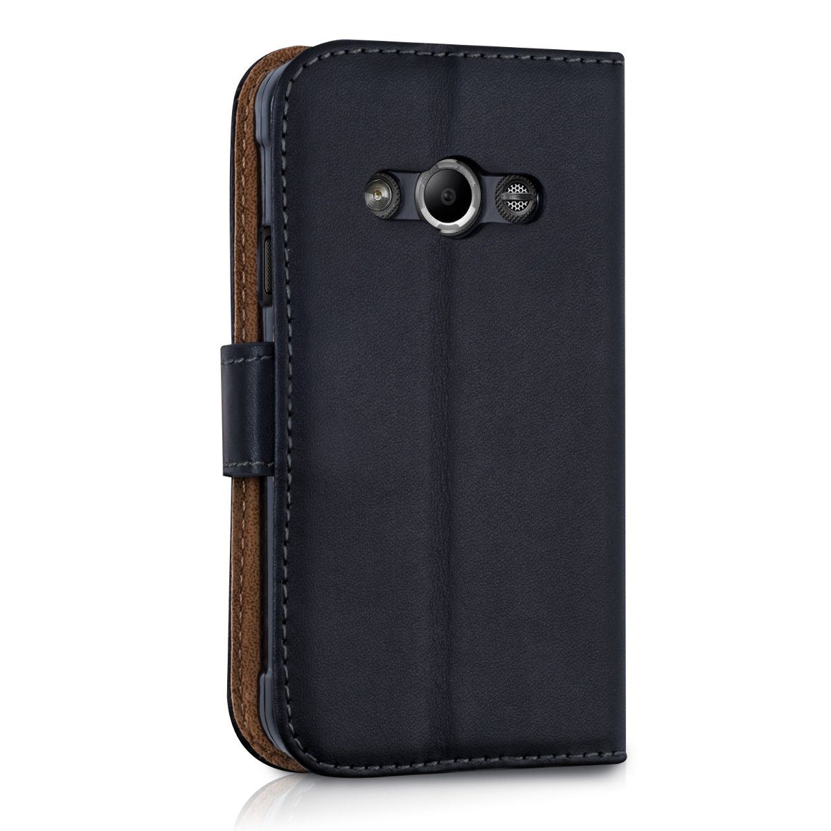 kwmobile Etui Hülle für Samsung Galaxy Xcover 3, Kunstleder Handyhülle mit Kartenfächern und Standfunktion