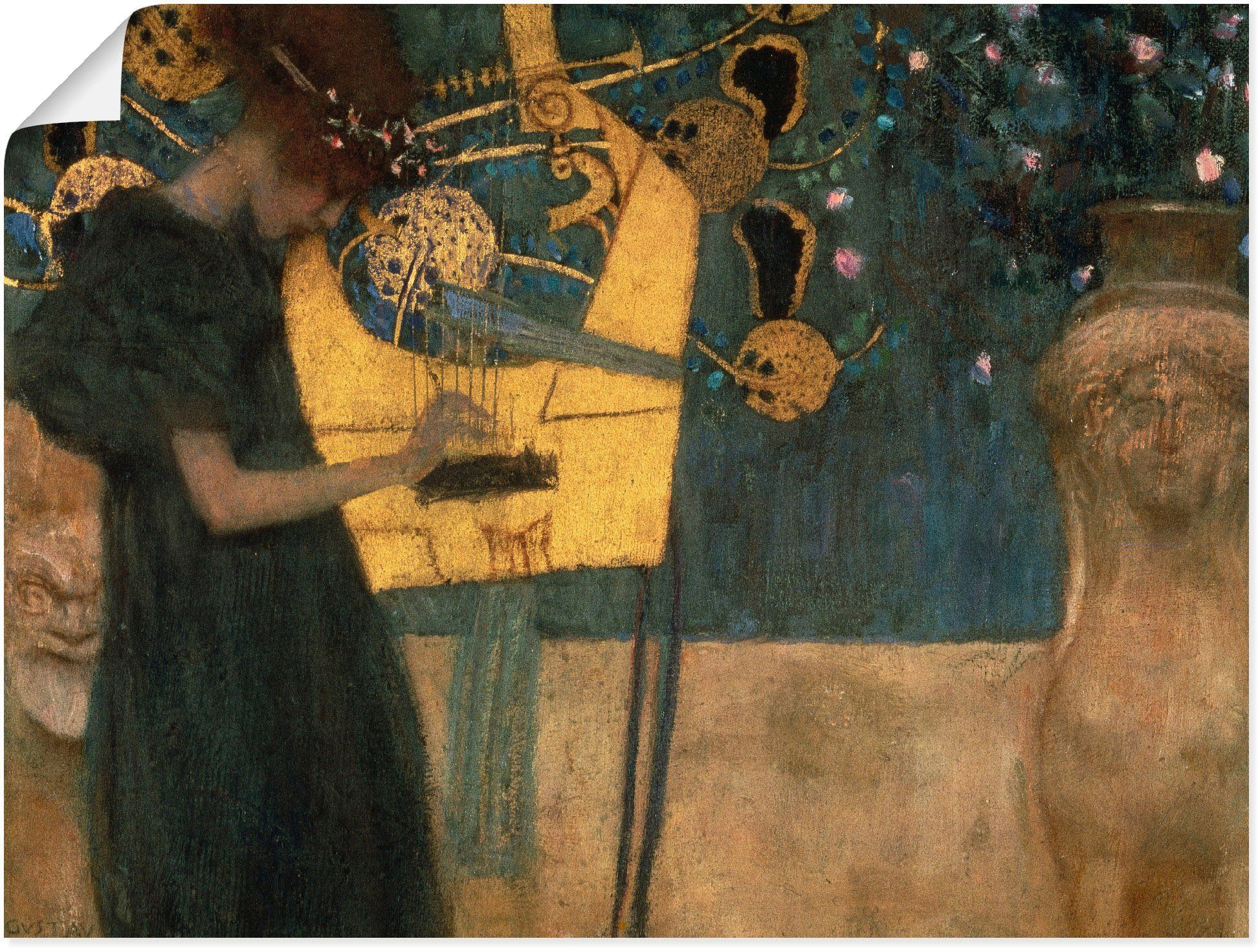 Artland versch. 1895, Die Musiker Musik. St), in oder Wandaufkleber Leinwandbild, als Größen Wandbild (1 Poster