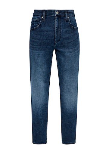 Beinverlauf Jeans mit Bequeme blue32 geradem s.Oliver