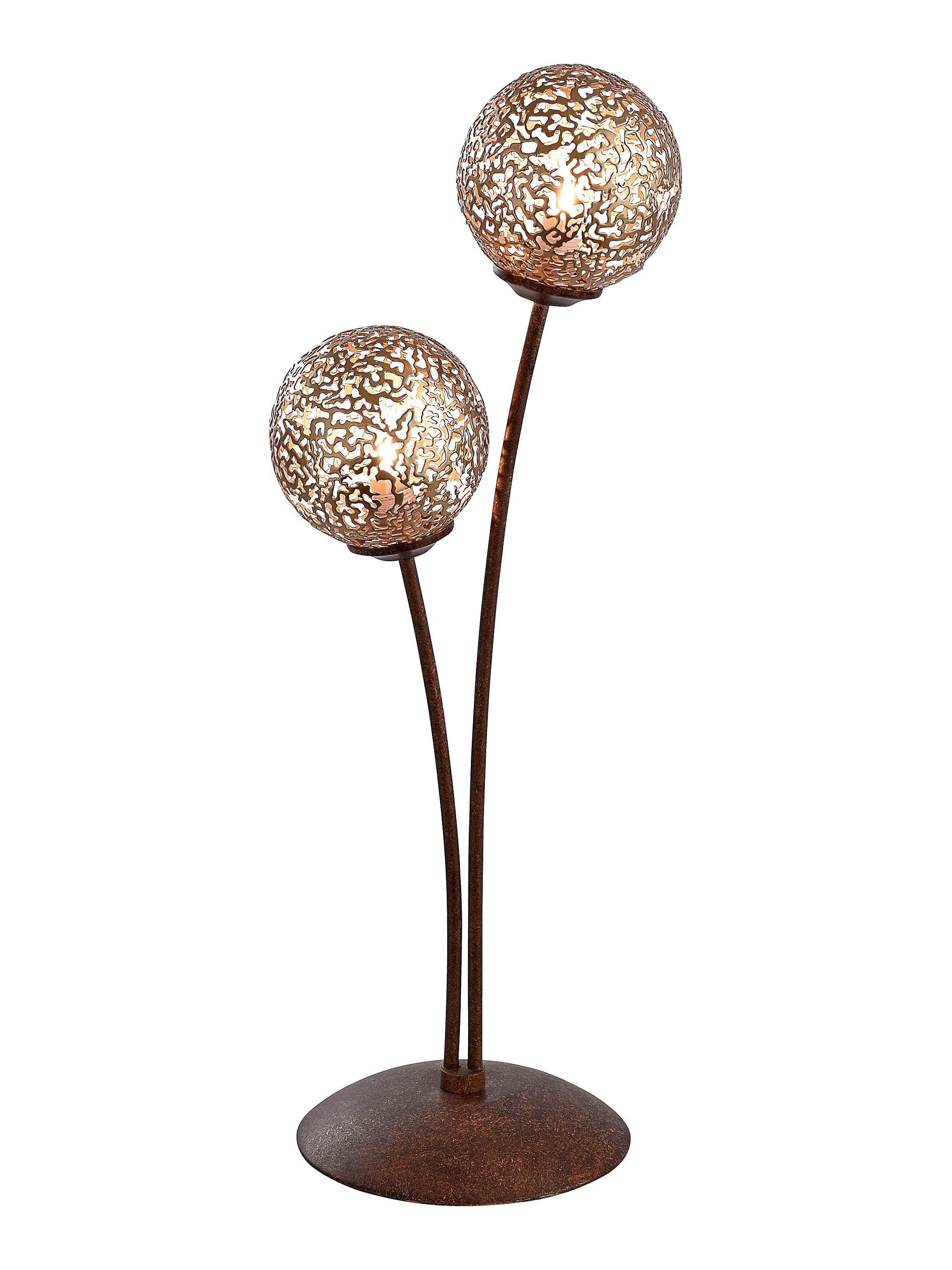 Paul Neuhaus Tischleuchte Paul Neuhaus Tischleuchte BHT 17x53x17 cm braun Tischlampe