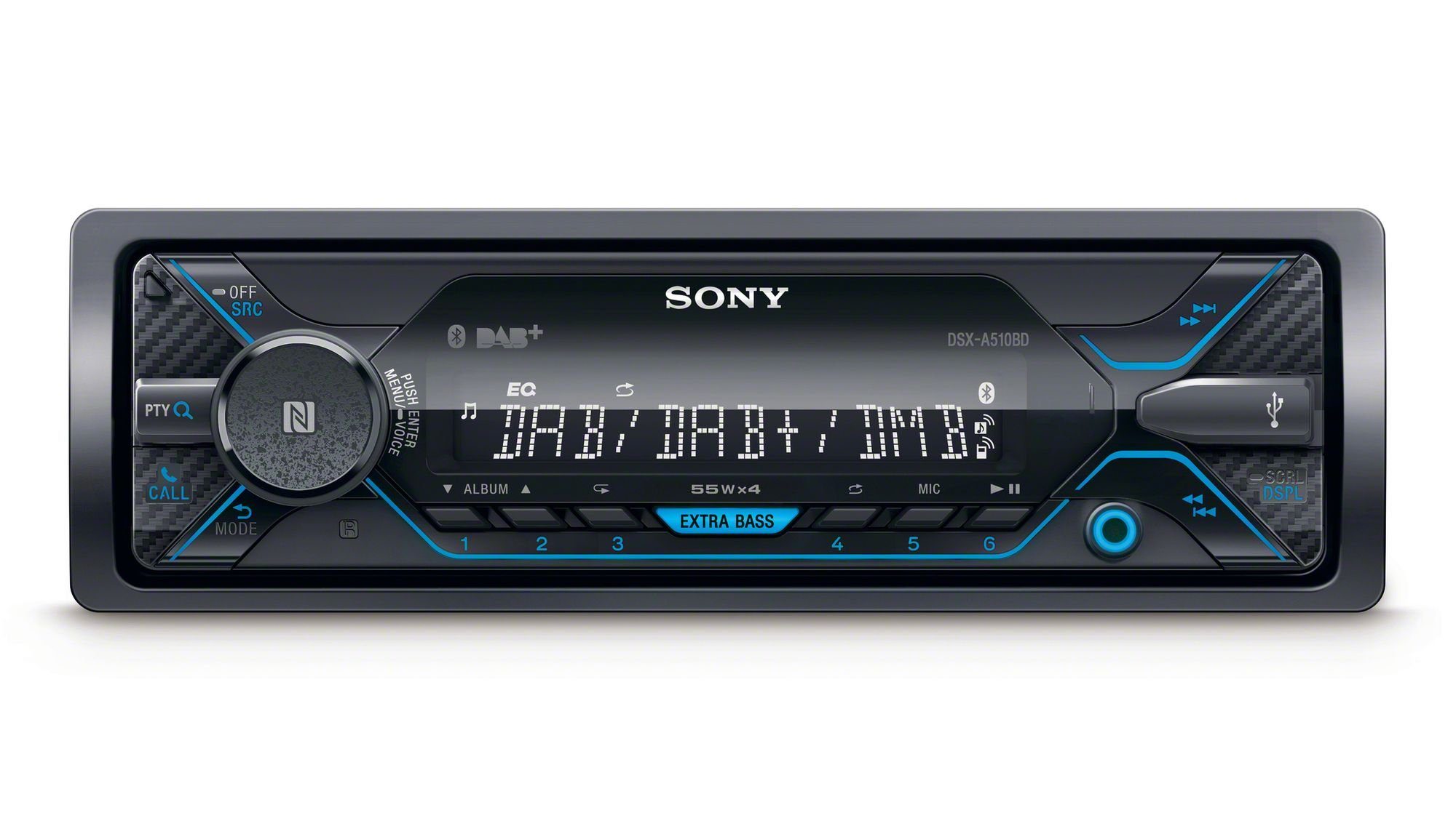 DAB+ Bluetooth Autoradio Autoradio Sony MP3/USB DSX-A510BD