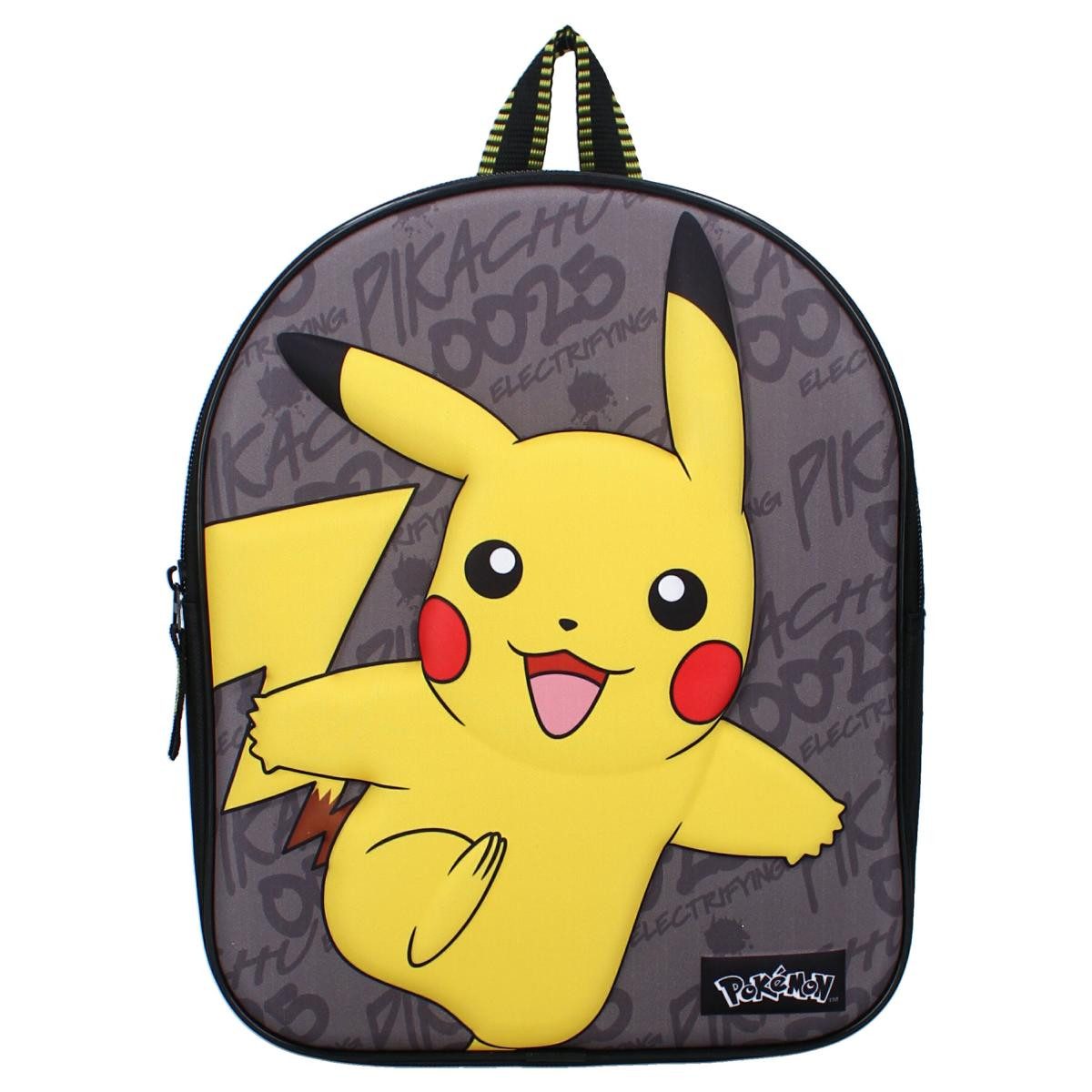 Vadobag Freizeitrucksack Kinderrucksack 9 Liter Pokemon Pikachu Simply Special 3D (1-tlg), 3D