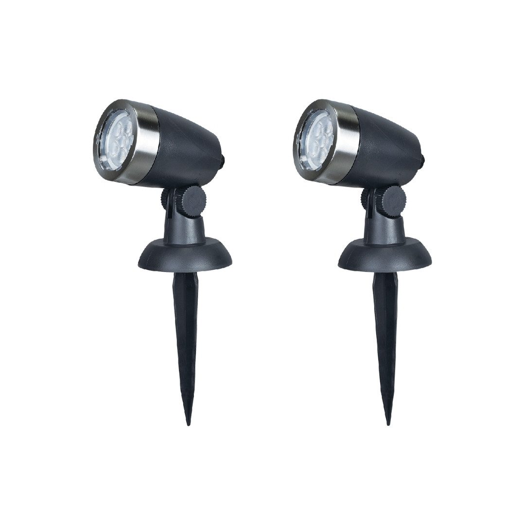 MeLiTec LED Gartenstrahler 2er SET LED Gartenleuchte GL11-1