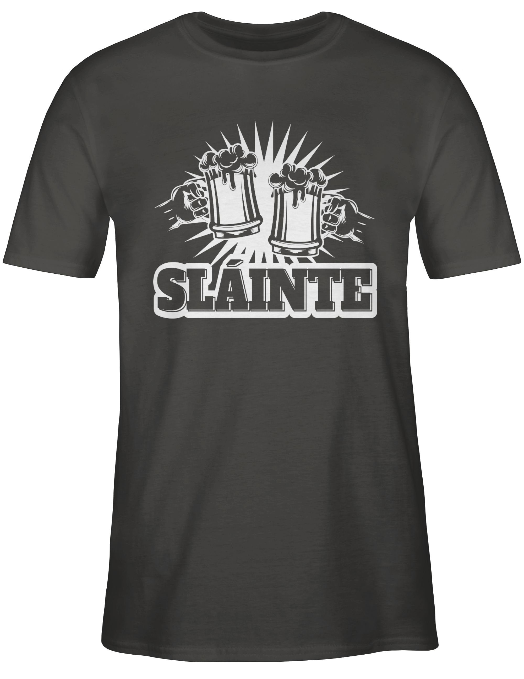 - St. Day Dunkelgrau Patricks T-Shirt Sláinte St. Shirtracer 03 Patricks Day