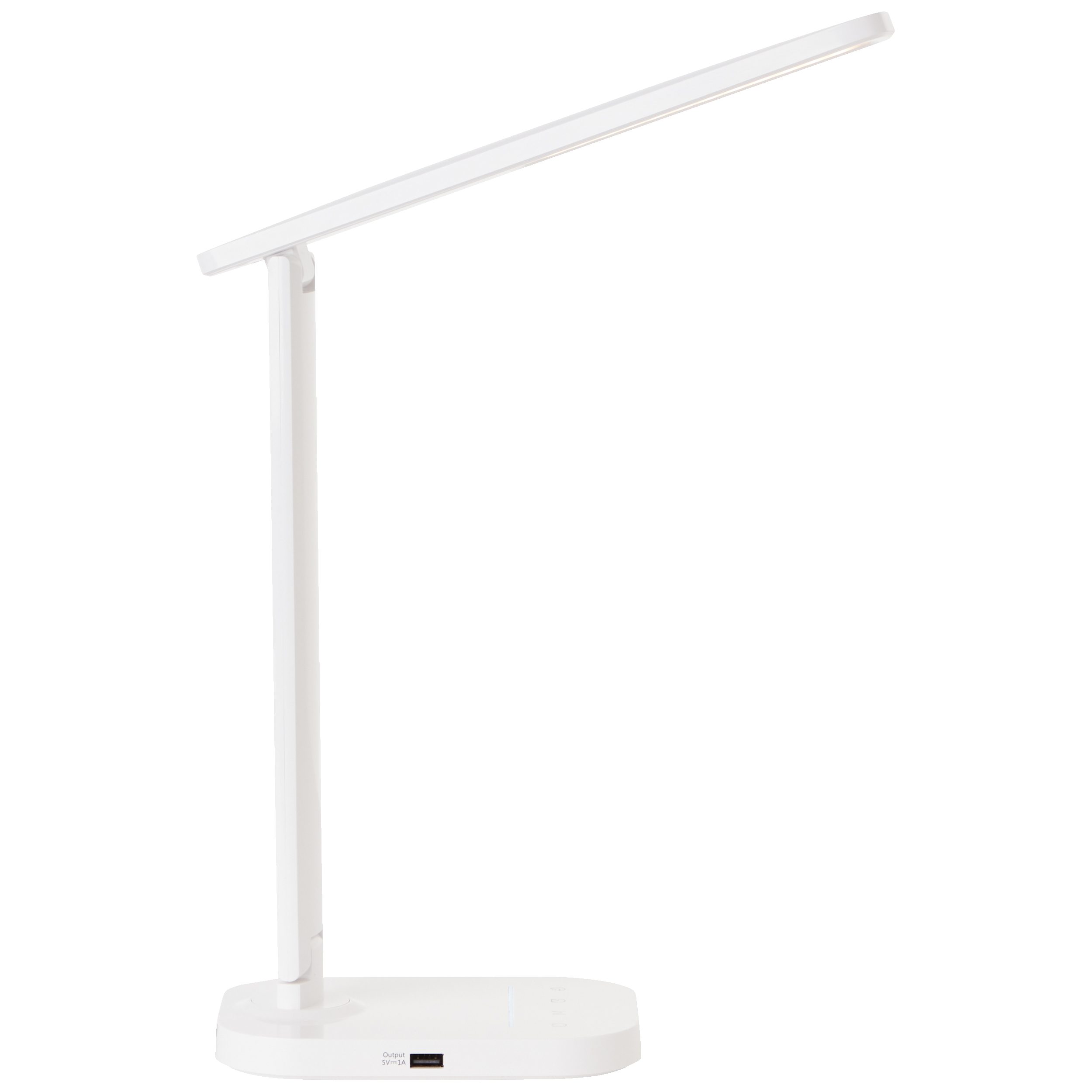 Lightbox Tischleuchte, LED fest integriert, warmweiß - kaltweiß, LED Tischlampe, 33,3 cm Höhe, 6 W, 450 lm, Arm schwenkbar, weiß