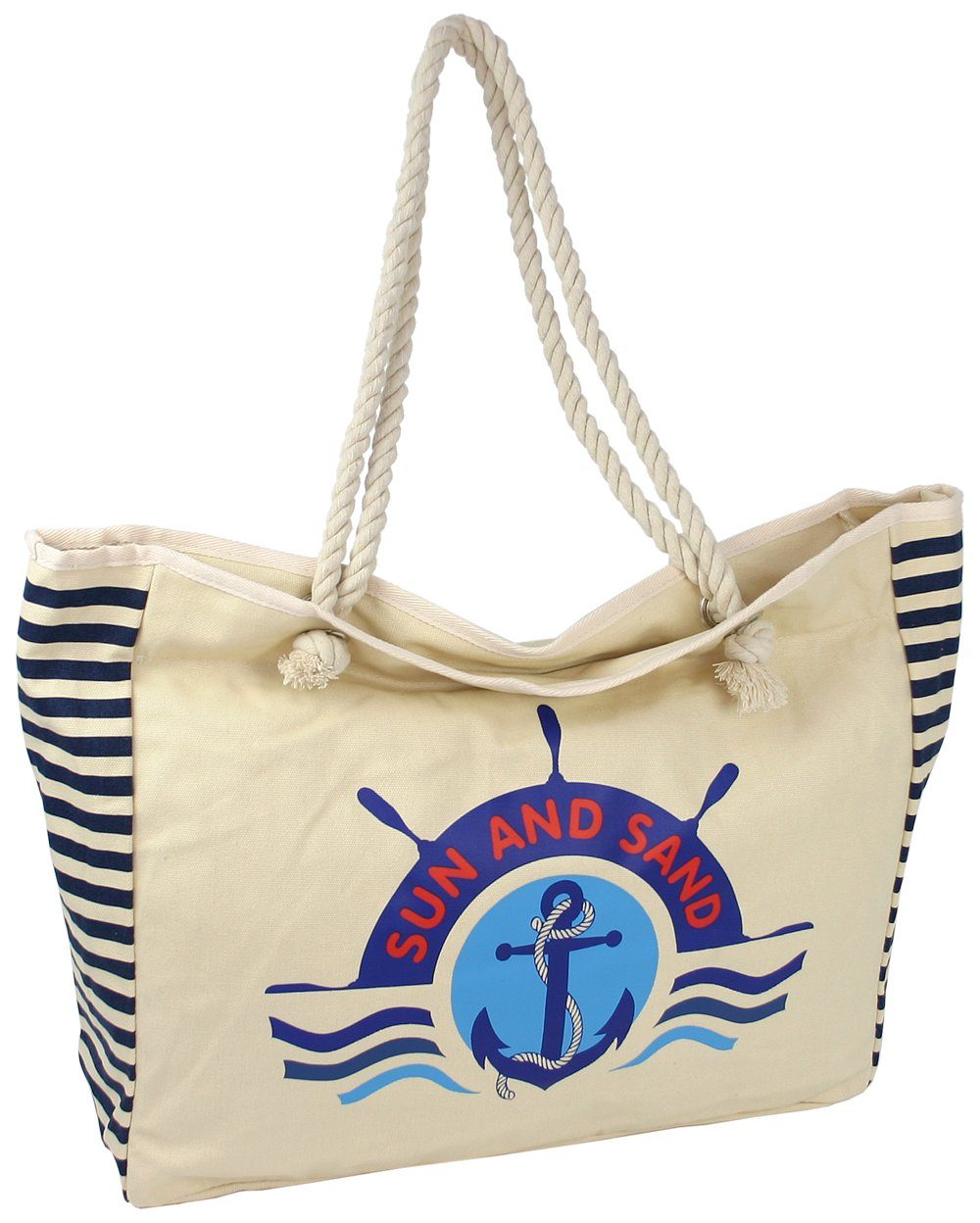 J JONES JENNIFER JONES Strandtasche Große Badetasche, Beach Bag, Saunatasche, maritim