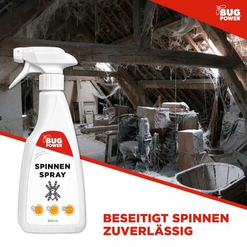 BugPower Insektenspray Spinnen Spray, 500 ml, 1-St., effektiv gegen Spinnen