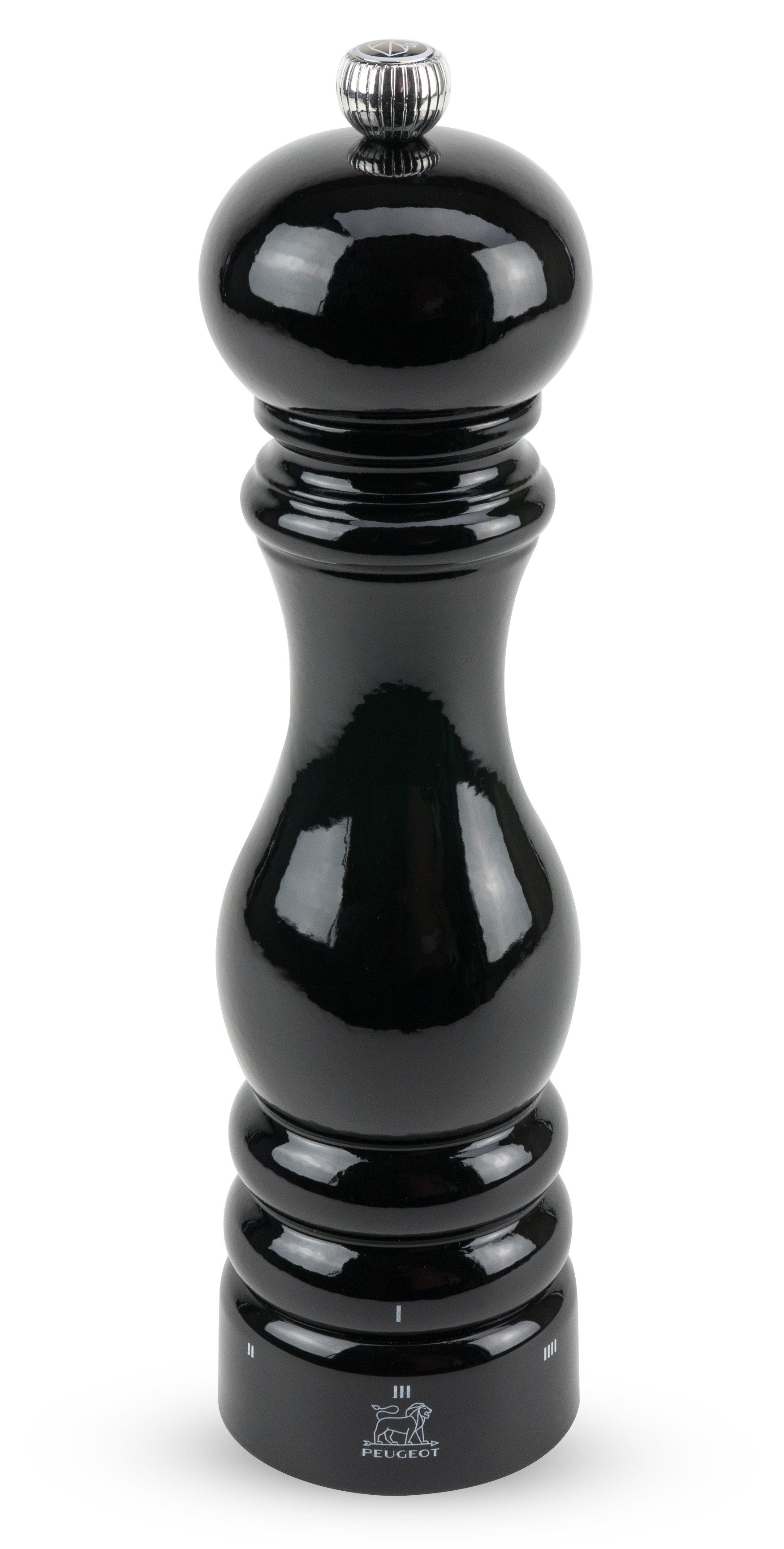 PEUGEOT Salzmühle PARIS 22cm Buchenholz Schwarz uSelect Zirkonia-Mahlwerk Gewürz Manuell