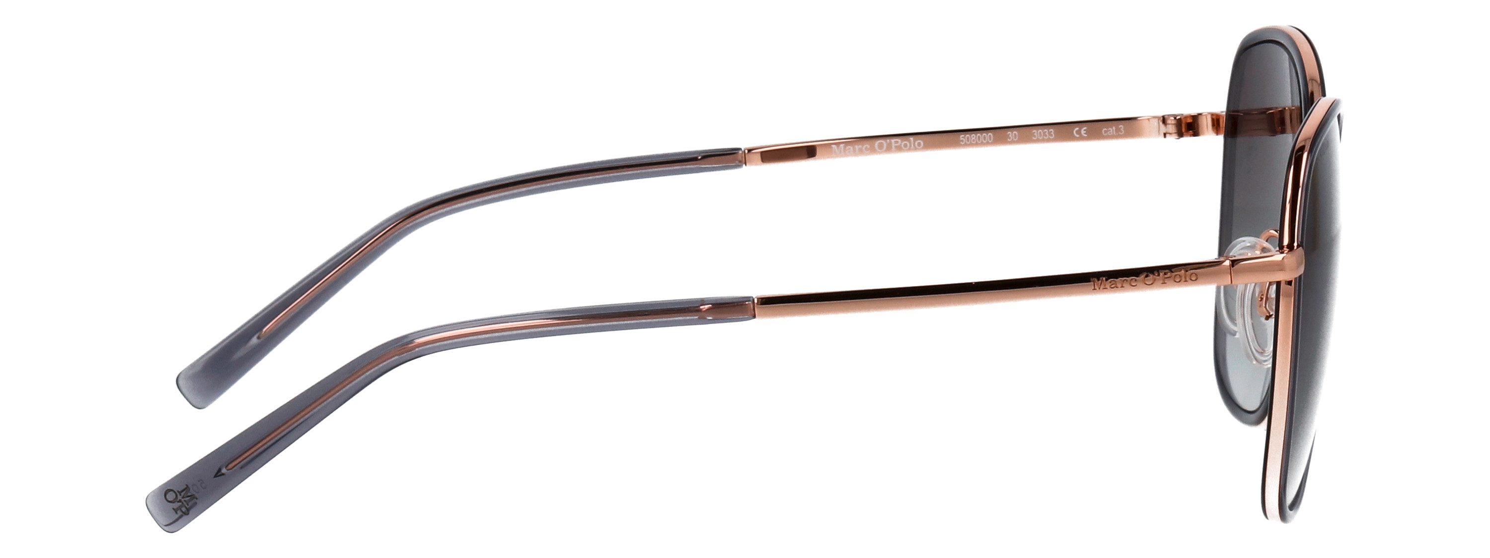 Marc O'Polo Sonnenbrille Modell 508000 Form Butterfly, Logoschriftzug auf Bügel, Kombifassung – Bild 4 von 4