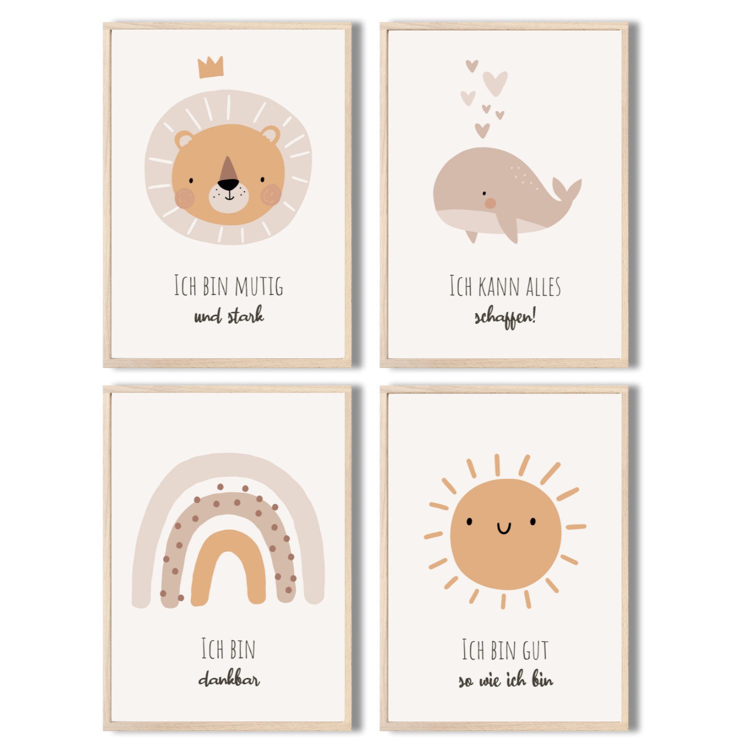 MeinBaby123® Poster Affirmationsbilder, Bilder Kinderzimmer Deko günstig online kaufen