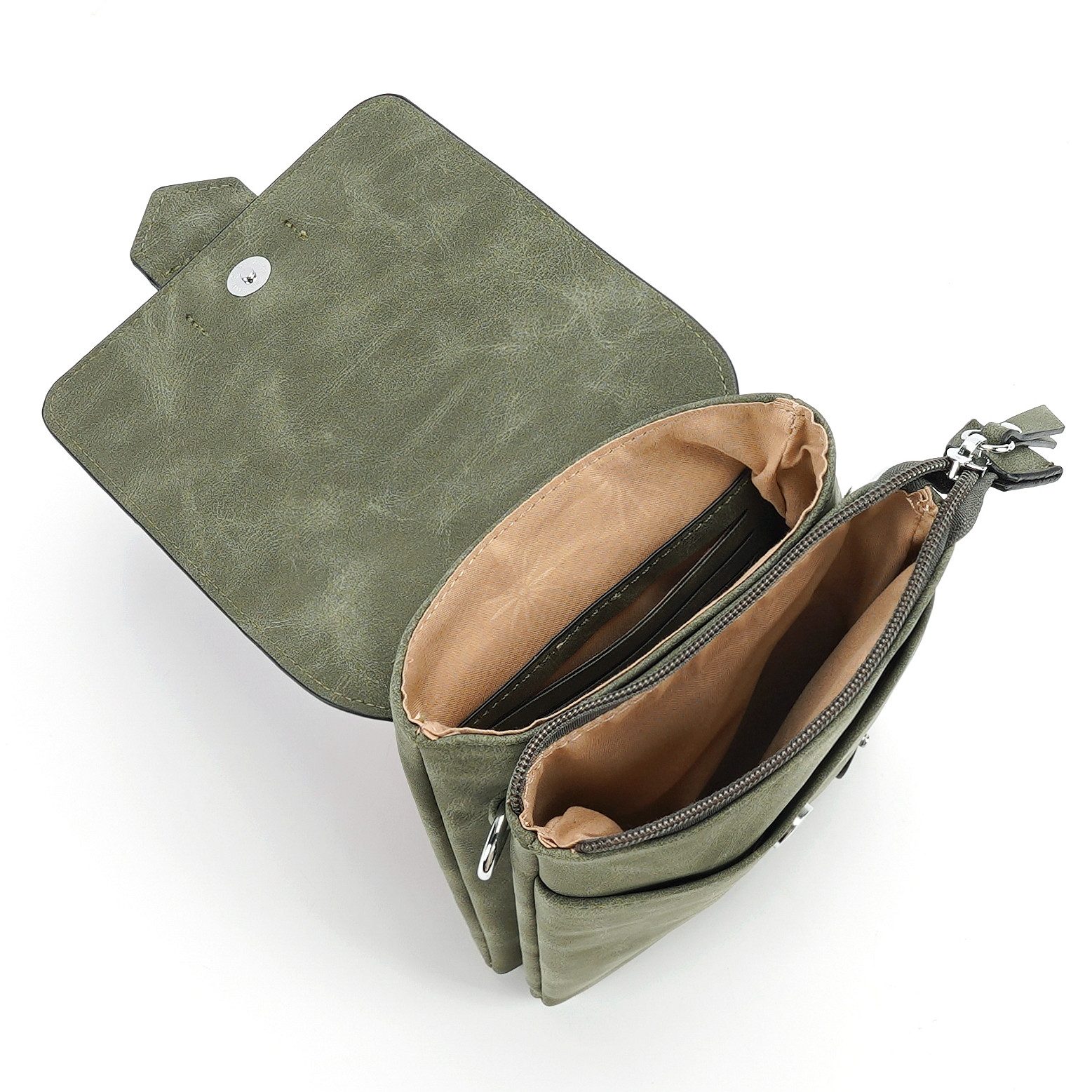MIRROSI Umhängetasche Damen Crossbody Bag, Klein ca.14x21x3cm Handytasche, Kleine Tasche, Schultertasche für jeden Anlass