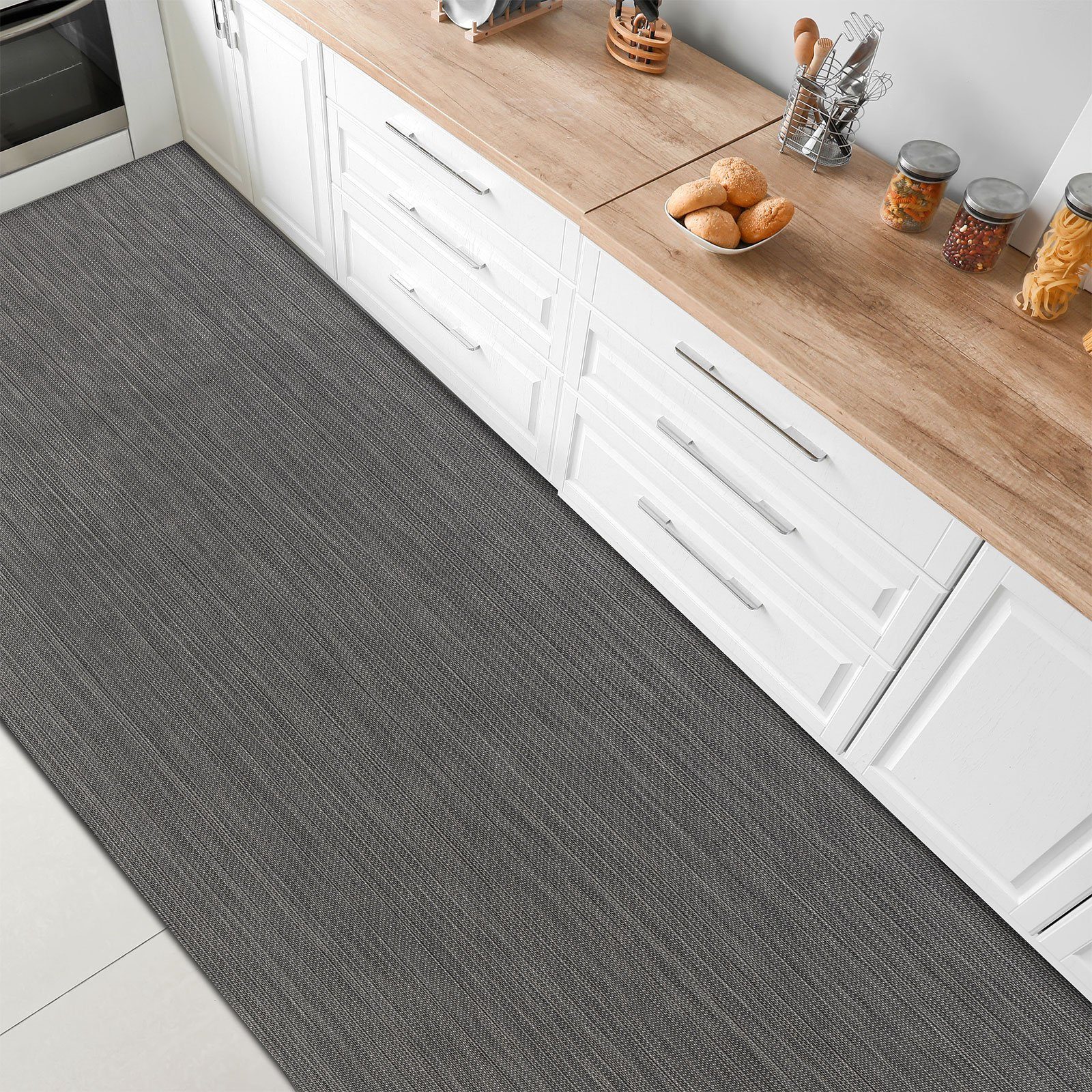 Karat Küchenläufer Amalfi, Teppich-Läufer, Läufer, Küche, verschiedene Größen, Höhe: 3 mm, für Innen und Außen geeignet