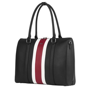SOCHA Laptoptasche BB Red Stripe 15 Zoll, Businesstasche für Damen - herausnehmbares Laptopfach - extra leicht - Aktentasche mit Tragegurt