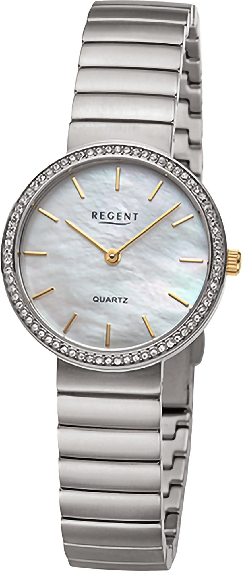 Quarzuhr Regent Damen Armbanduhr Analog