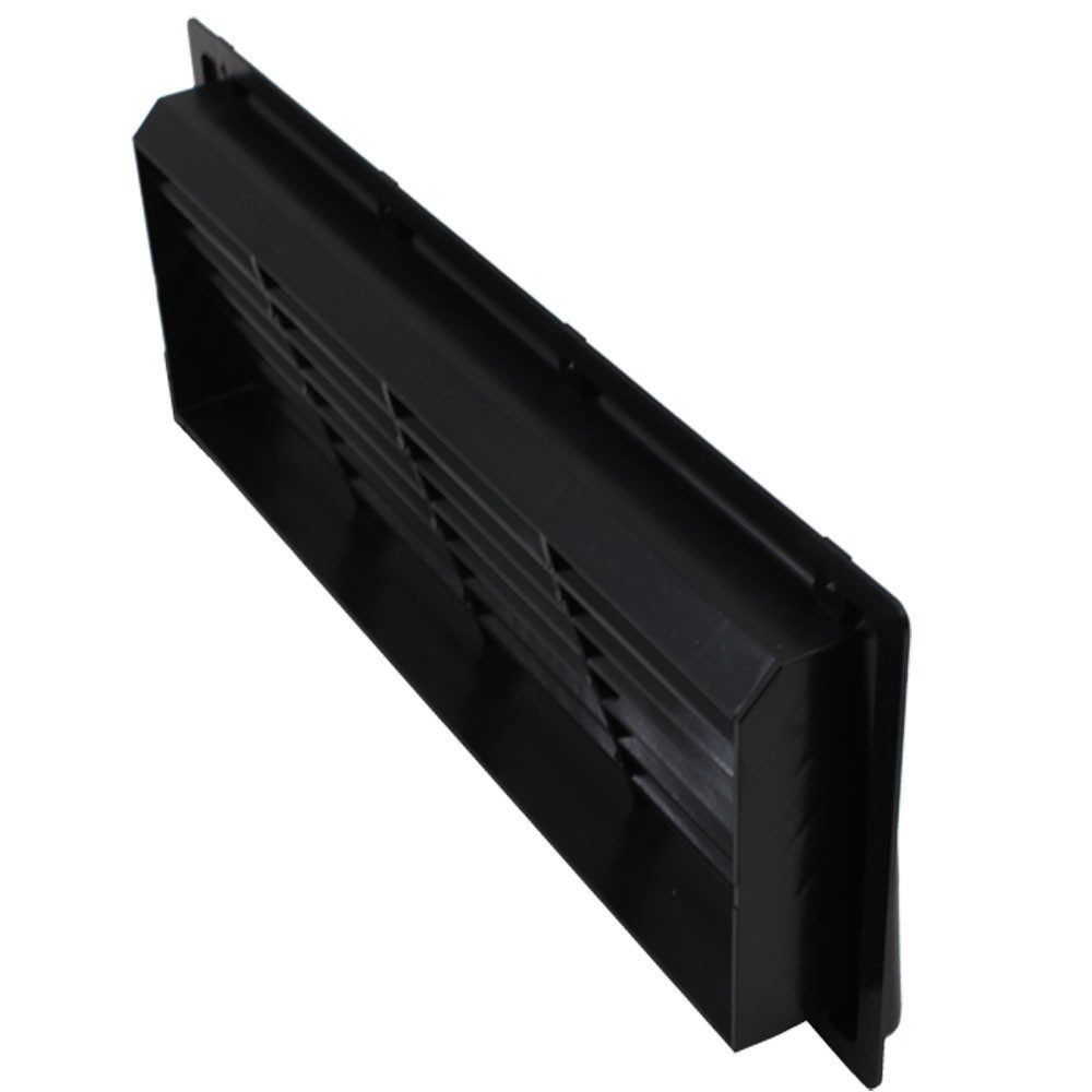 MPK Lüftungsgitter Kühlschrank Wohnwagen Wohnmobil Caravan Kunststoff 374 x148 mm schwarz