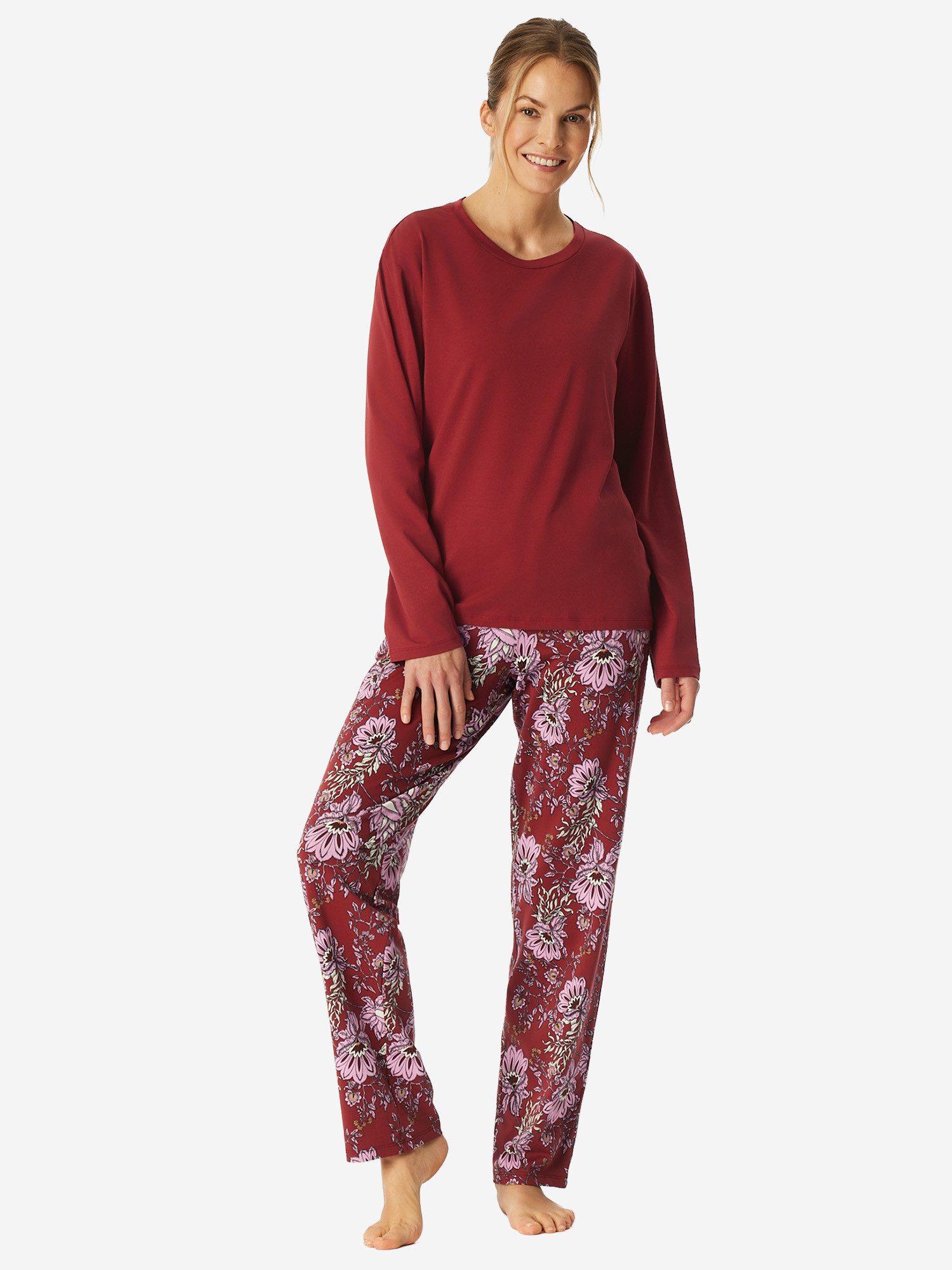 Schiesser Pyjamaoberteil Mix & Relax schlaf-oberteil nachthemd sleepshirt günstig online kaufen