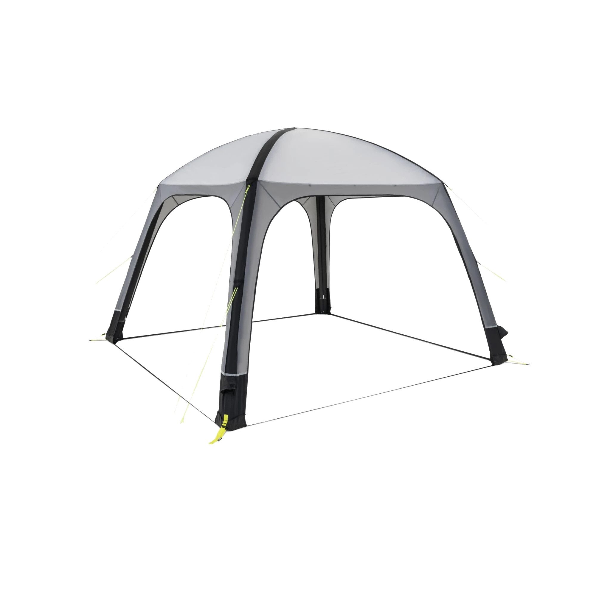 Kampa Dometic Pavillon AIR Shelter, mit 4 Seitenteilen, (inklusive Hadnpumpe, Seitenwänden und Heringen), inklusive Handpumpe, Seitenwänden und Heringen