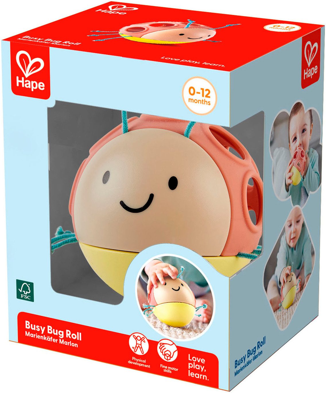 Hape Greifling Marienkäfer Marlon