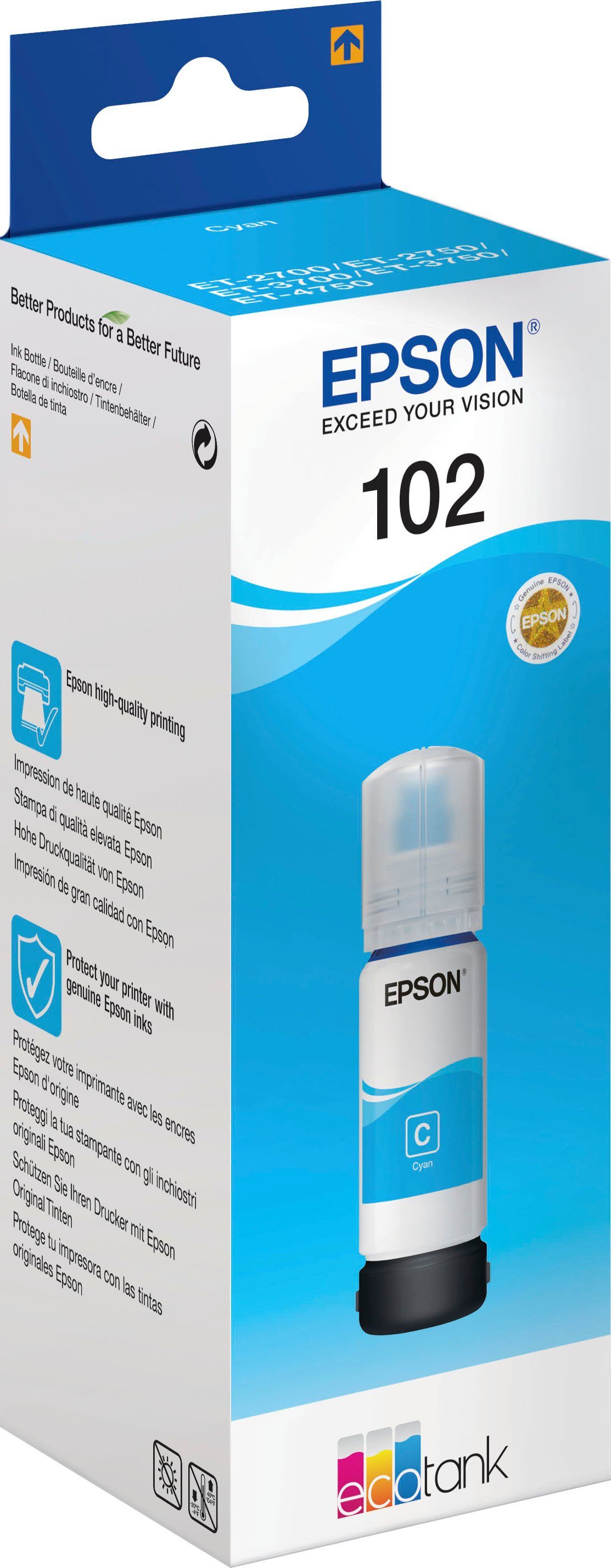Epson 102, original ecotank Nachfülltinte (für EPSON, x)