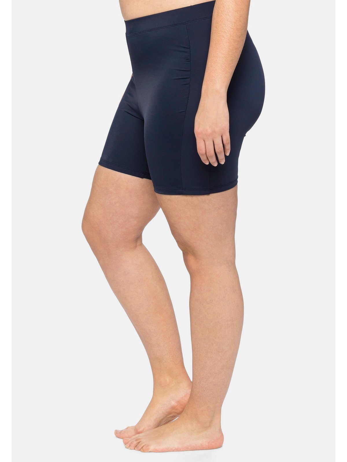 Sheego Badehose Große Größen mit Raffung, Shape-Radlerschnitt