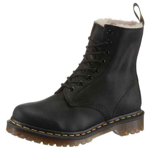 DR. MARTENS 1460 Serena Schnürboots Chunky Boots, Plateau Schuh, Boots mit Warmfutterausstattung