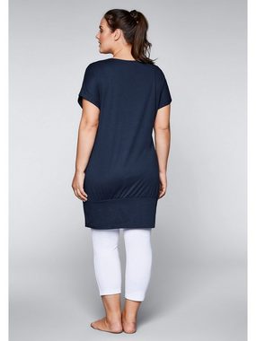 Sheego Shirtkleid Große Größen mit seitlichen Eingrifftaschen
