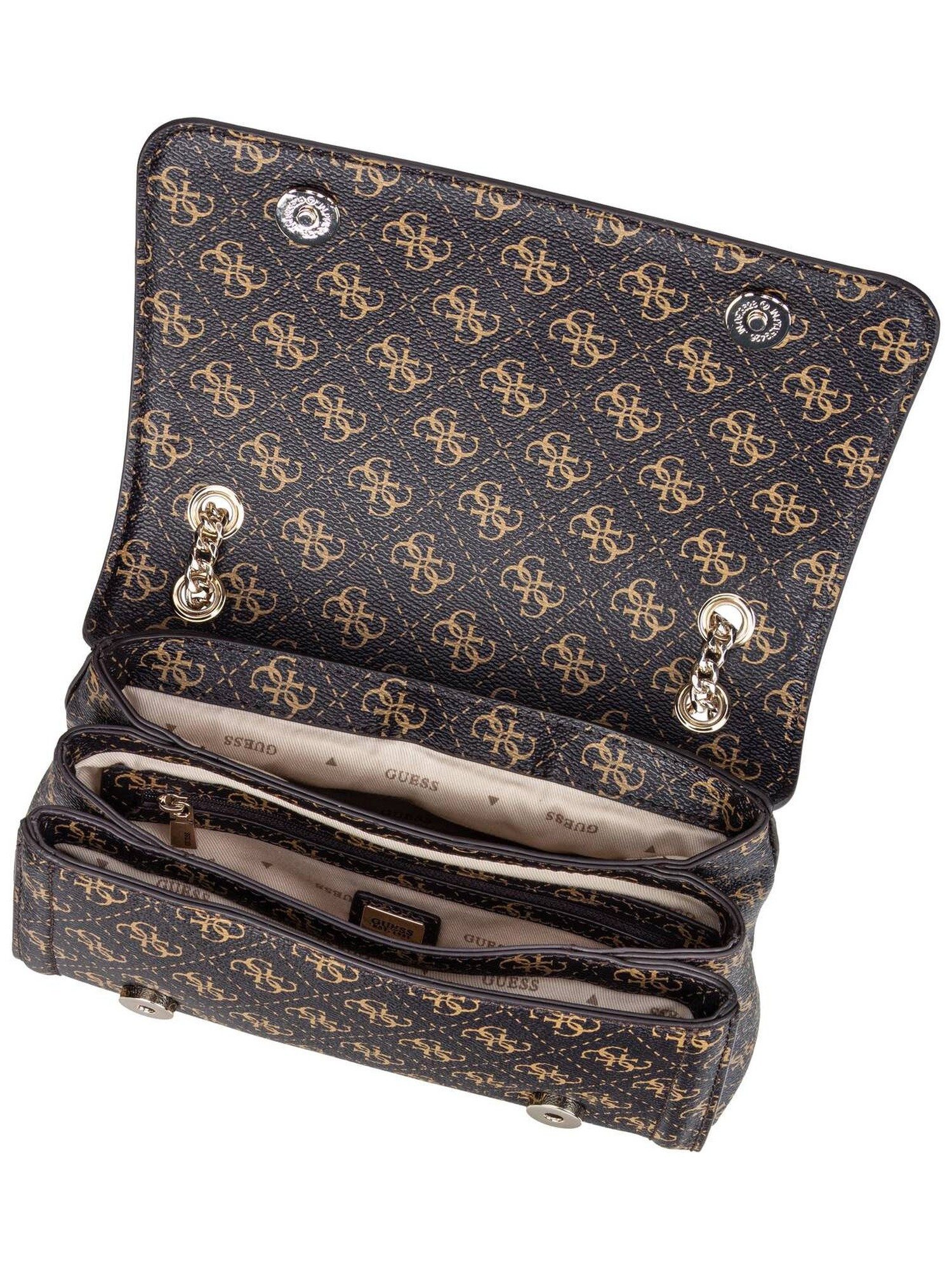 Guess Handtasche Noelle Conv Flap, Schultertaschen