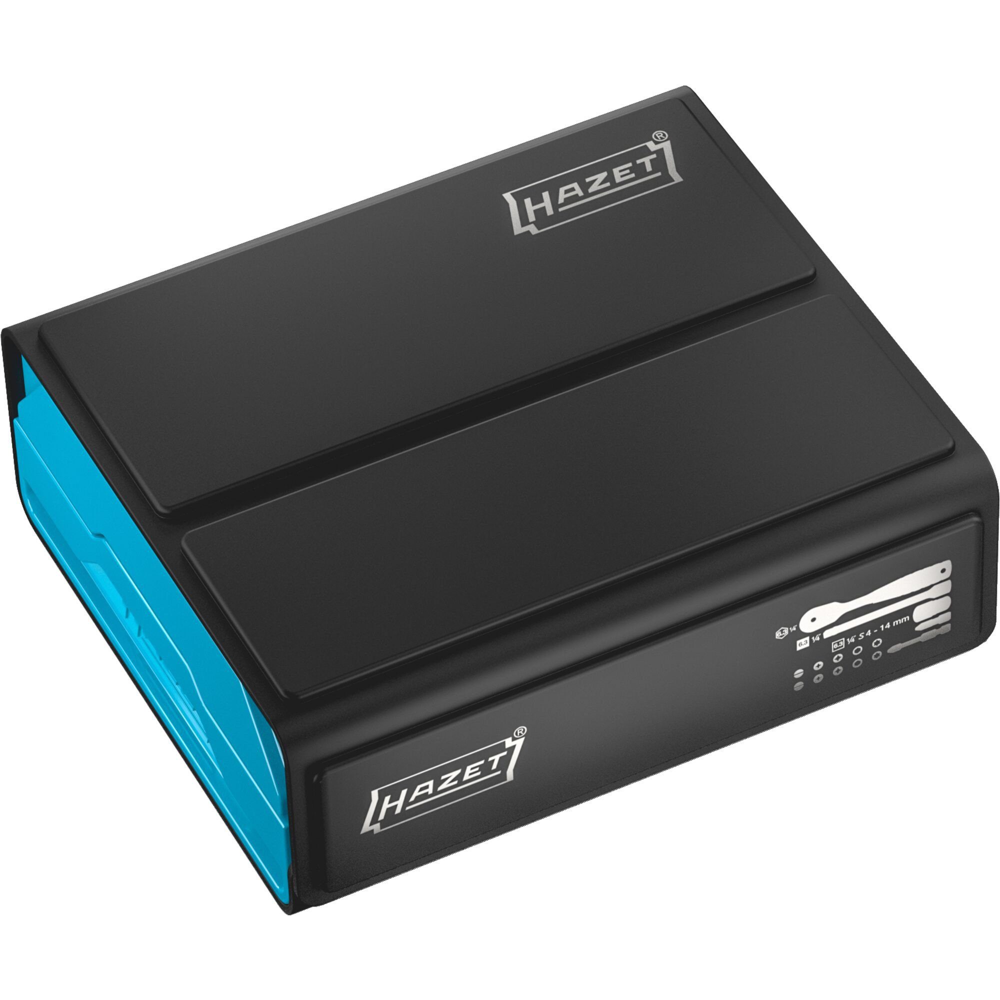 HAZET Werkzeugset Hazet SmartCase Bit-Satz 2200SC-2, 50-teilig, (50-tlg)