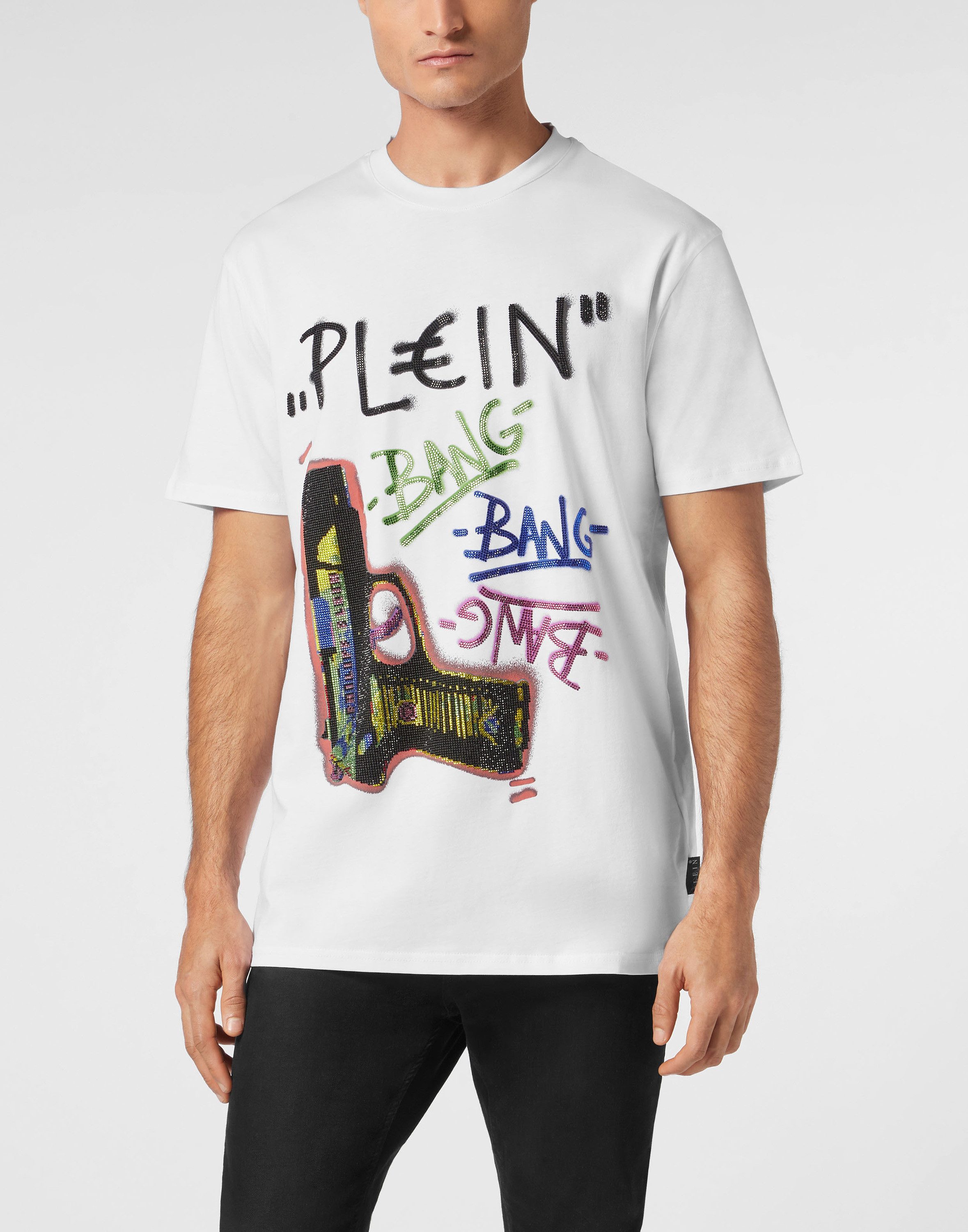 PHILIPP PLEIN T-Shirt T-Shirt Rundhalsausschnitt Ss günstig online kaufen