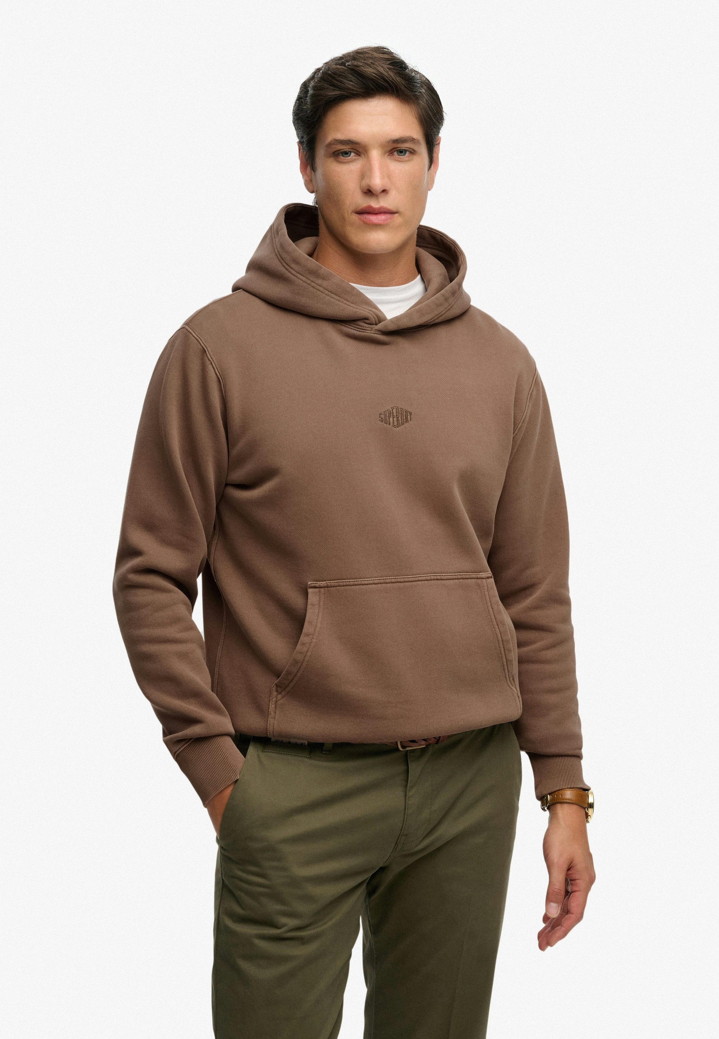 Superdry Kapuzensweatshirt MICRO LOGO HOOD mit Micro-Marken-Logo