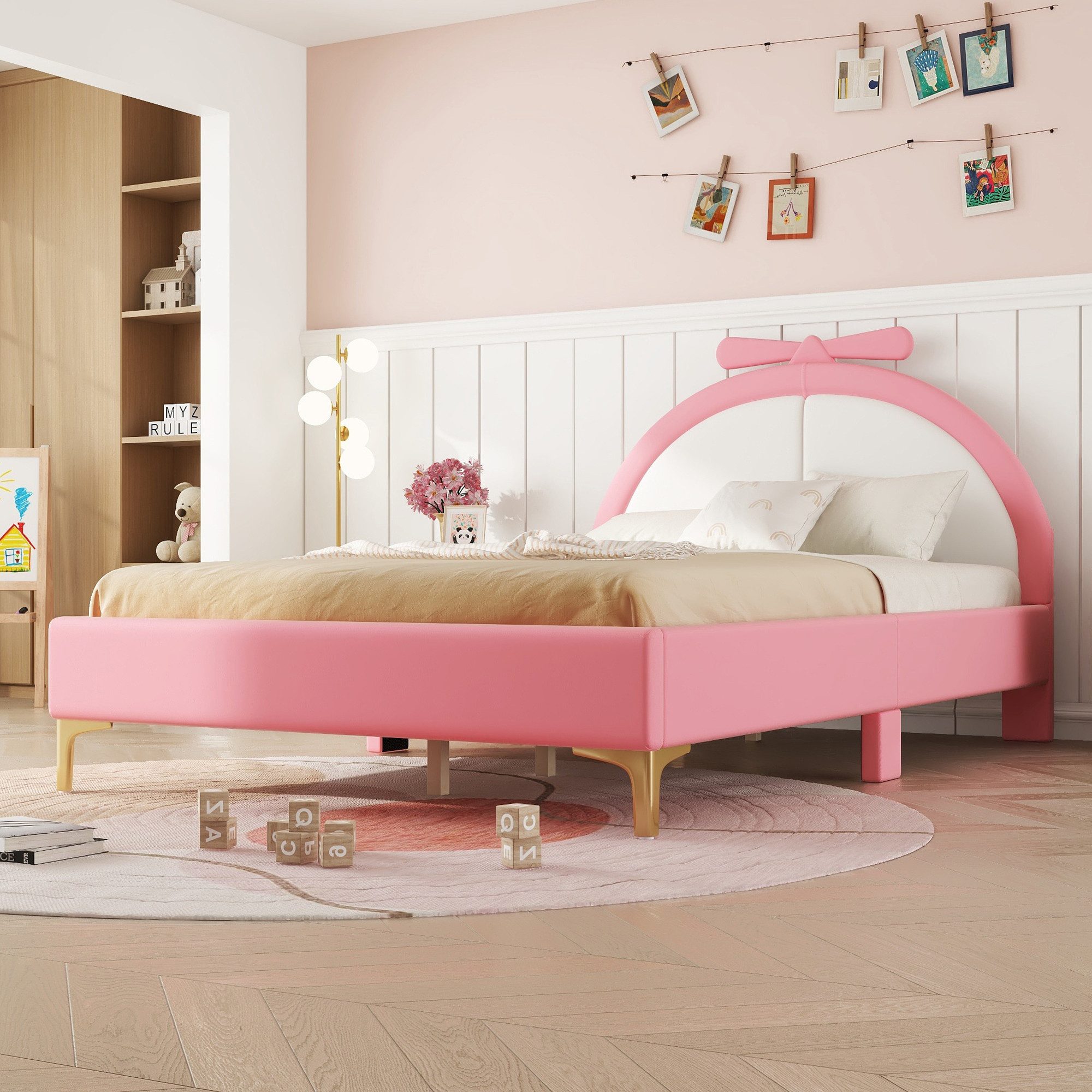 Flieks Kinderbett, Polsterbett Doppelbett 140x200cm mit günstig online kaufen