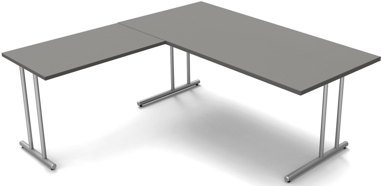 KERKMANN Schreibtisch Schreibtisch start up BxT 180x180cm grafit