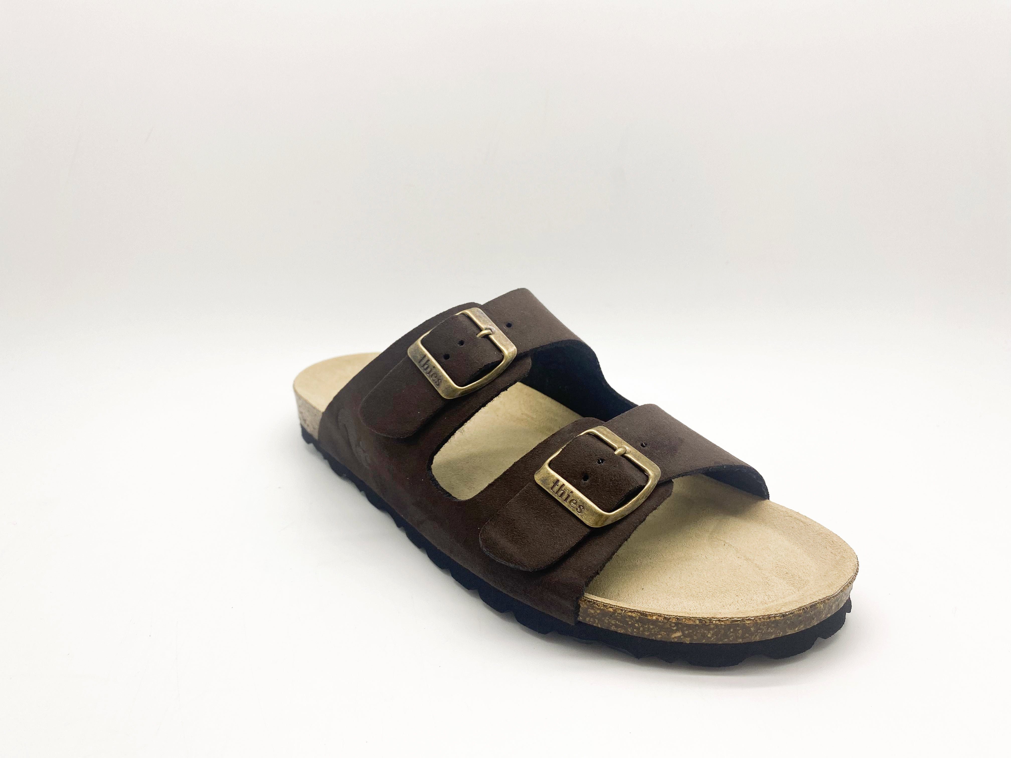 Chocolate Vegan Sandal thies Rec Bio Eco 1856 Sandale ®