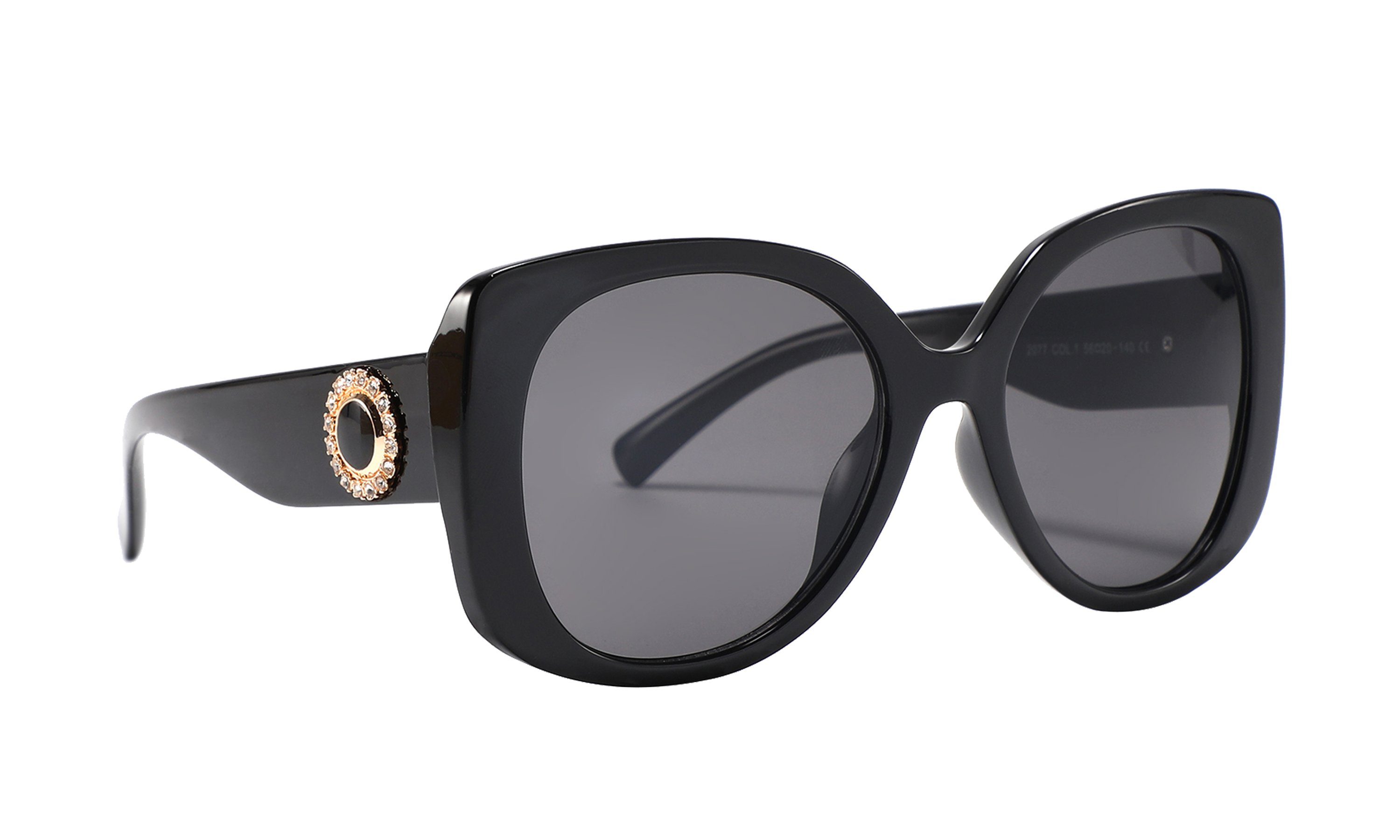 COLLEZIONE ALESSANDRO Sonnenbrille Soho mit kleinen Glassteinen