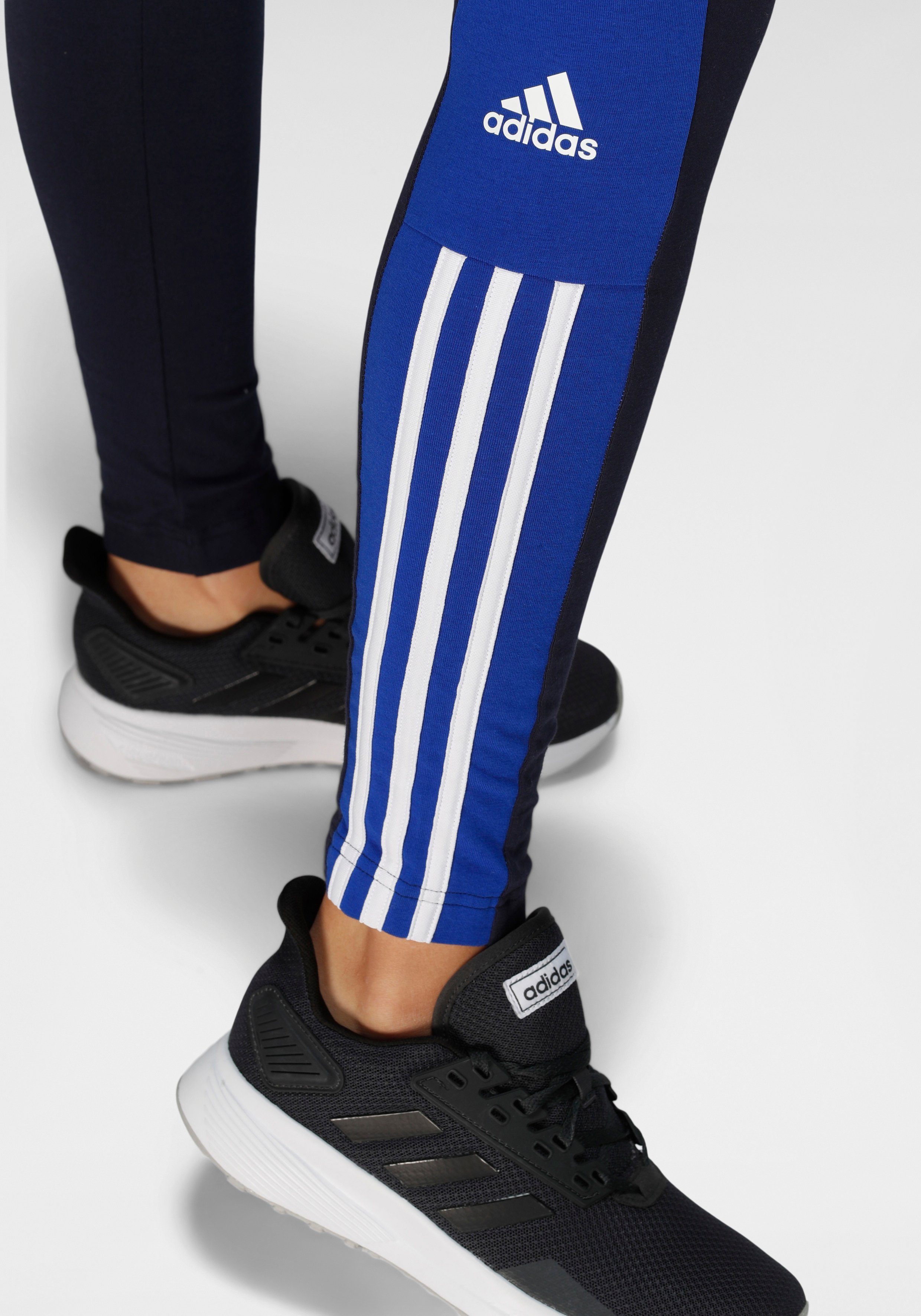 adidas Sportswear Leggings COLOR BLOCK CUT 3-STRIPES COTTON LEGGINGS