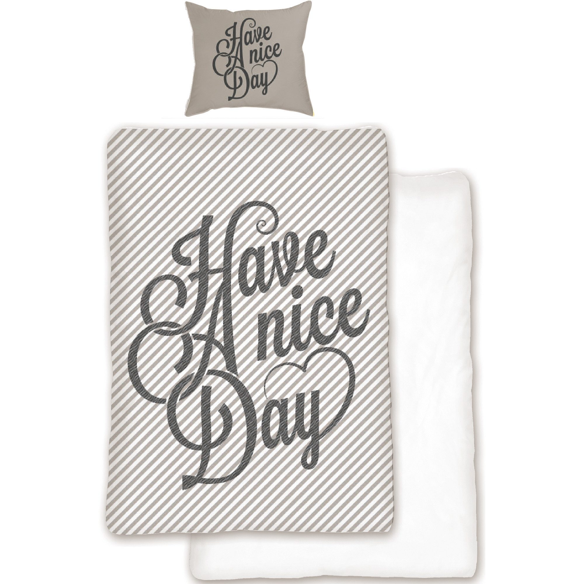 BERONAGE Wendebettwäsche Have A Nice Day günstig online kaufen