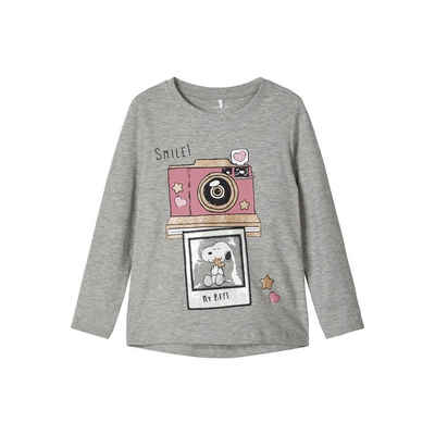 Name It Longsleeve Name It Mädchen Langarm T-Shirt mit Print "Snoopy" (1-tlg) mit Frontprint