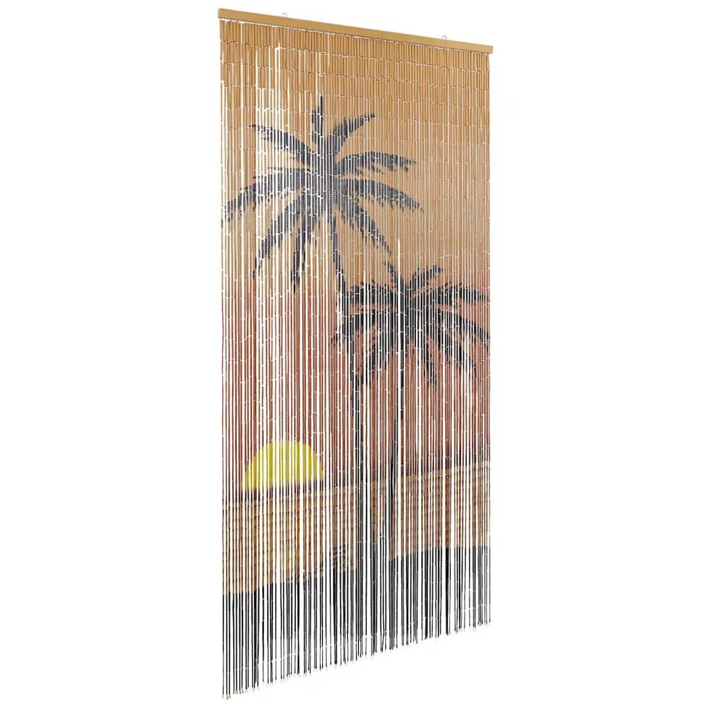 vidaXL Insektenschutz-Vorhang Insekten-Türvorhang Palmendruck 100x200 cm günstig online kaufen